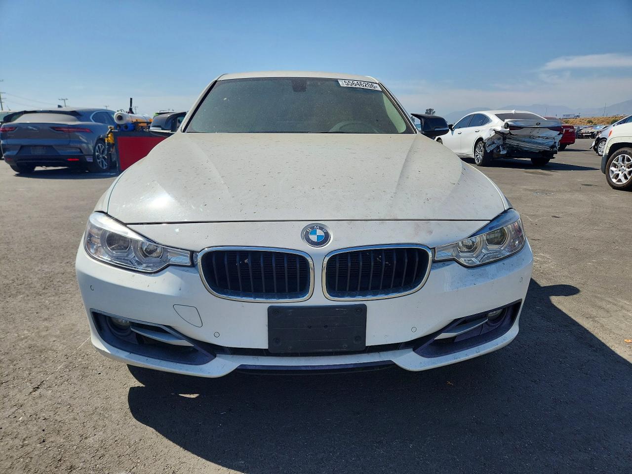 2015 Bmw 320 I White vin: WBA3B1G55FNT03735