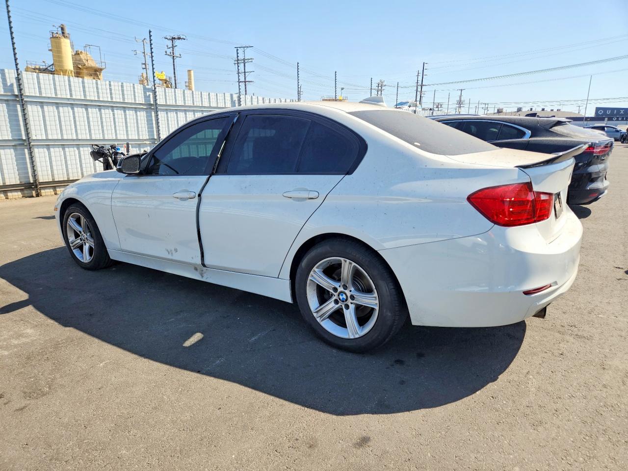 2015 Bmw 320 I White vin: WBA3B1G55FNT03735