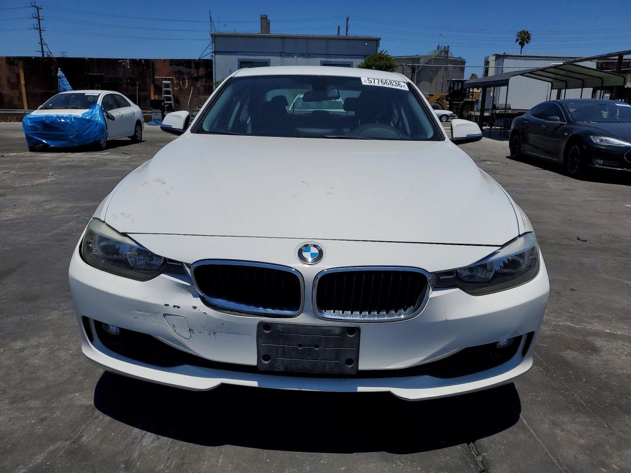 2015 Bmw 320 I White vin: WBA3B1G55FNT06683