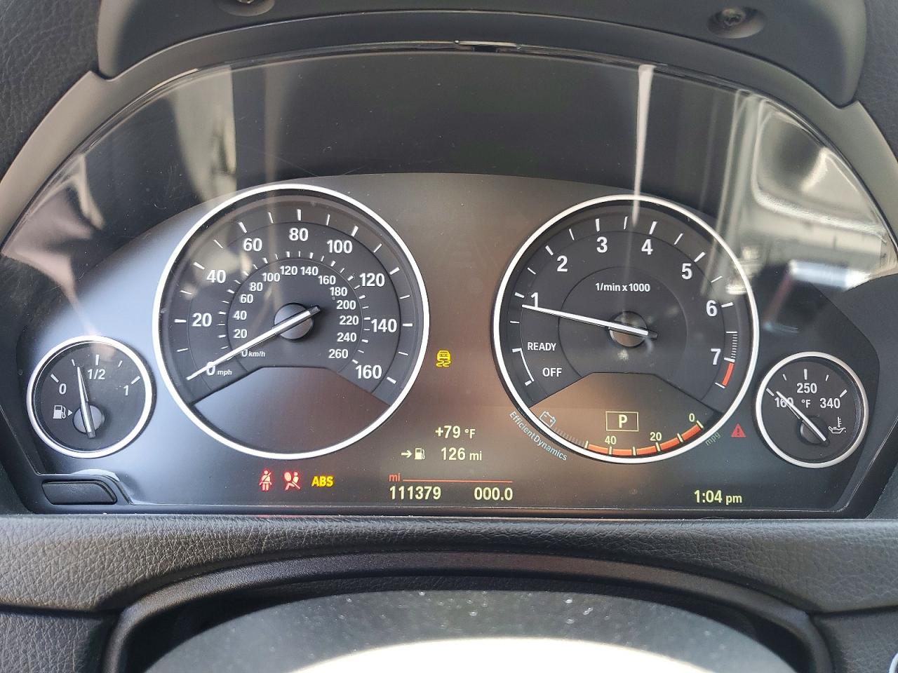 2015 Bmw 320 I White vin: WBA3B1G55FNT06683