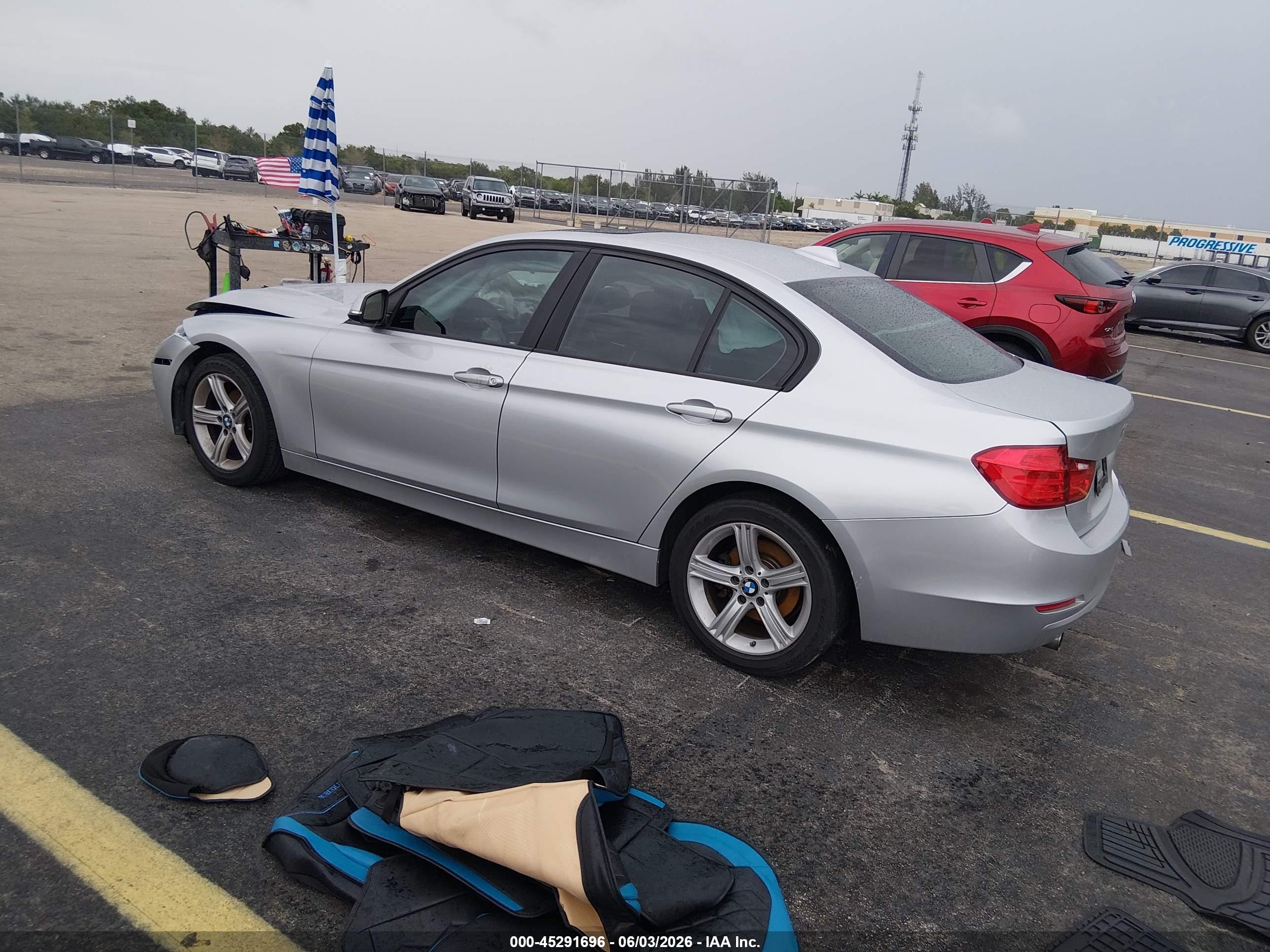 2015 Bmw 320i   Silver vin: WBA3B1G55FNT64616
