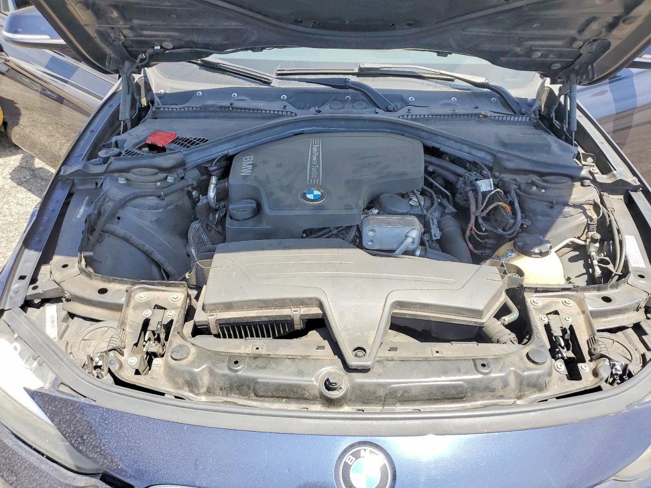 2014 Bmw 320 I Blue vin: WBA3B1G56ENN90775