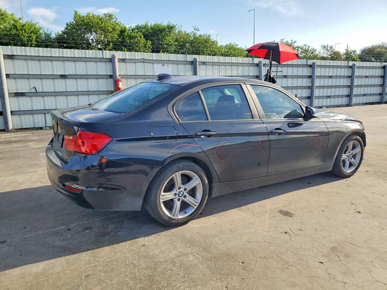 2014 Bmw 320 I Black vin: WBA3B1G56ENN91232