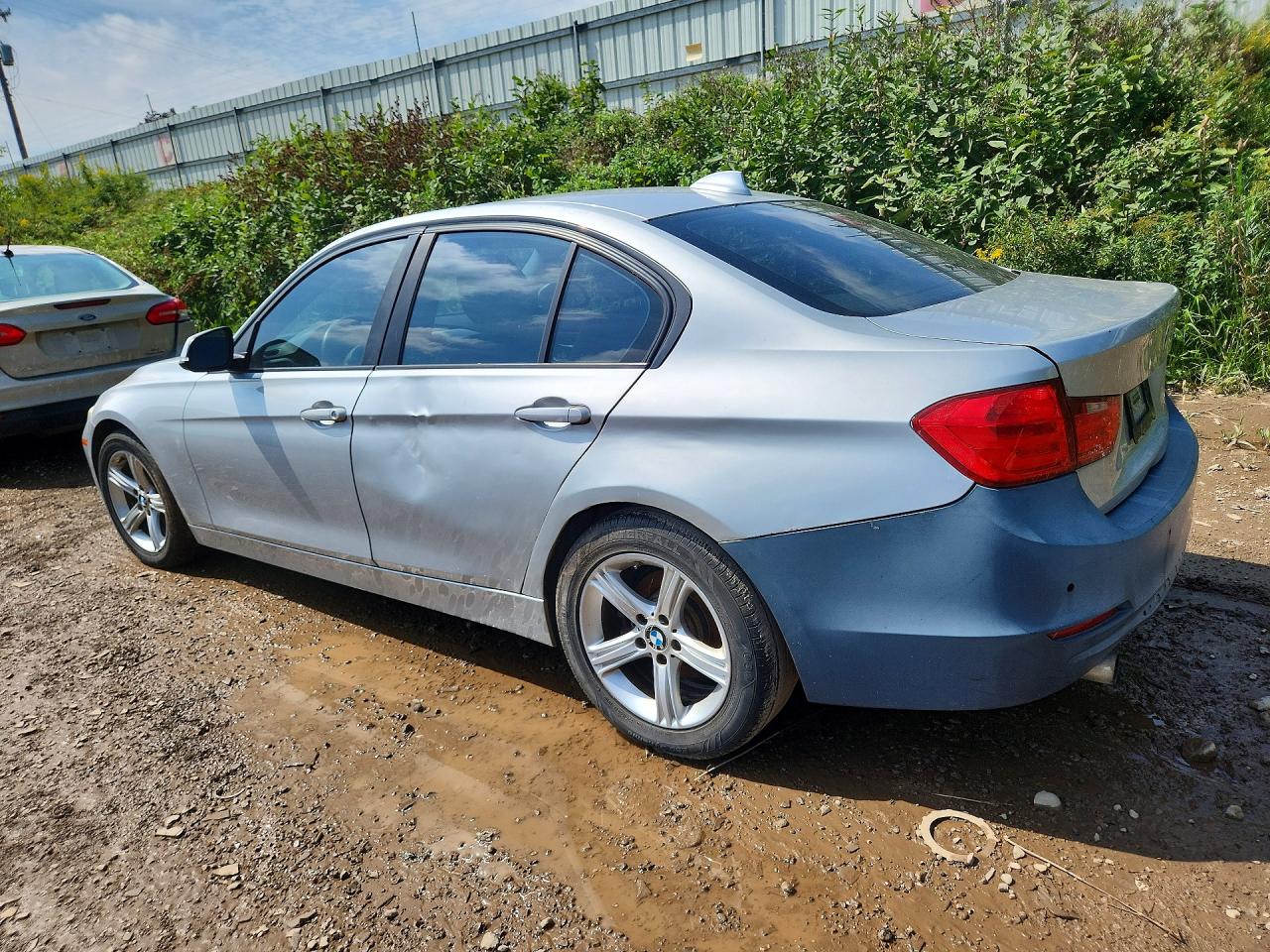 2014 Bmw 320 I Silver vin: WBA3B1G56ENS80125