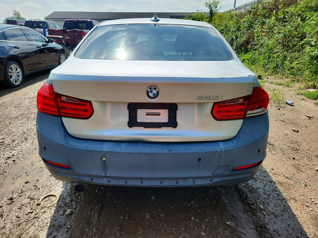 2014 Bmw 320 I Silver vin: WBA3B1G56ENS80125