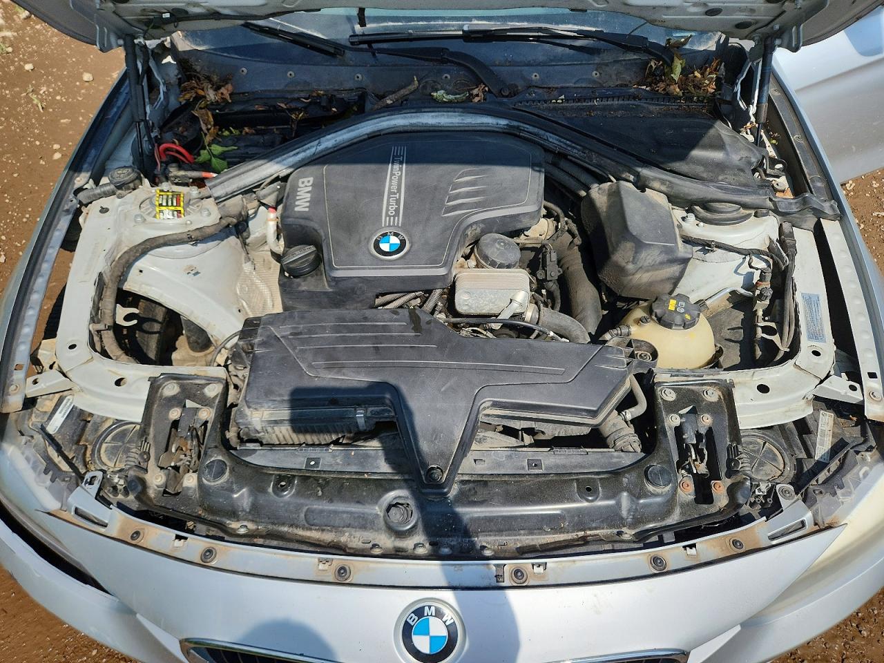2014 Bmw 320 I Silver vin: WBA3B1G56ENS80125
