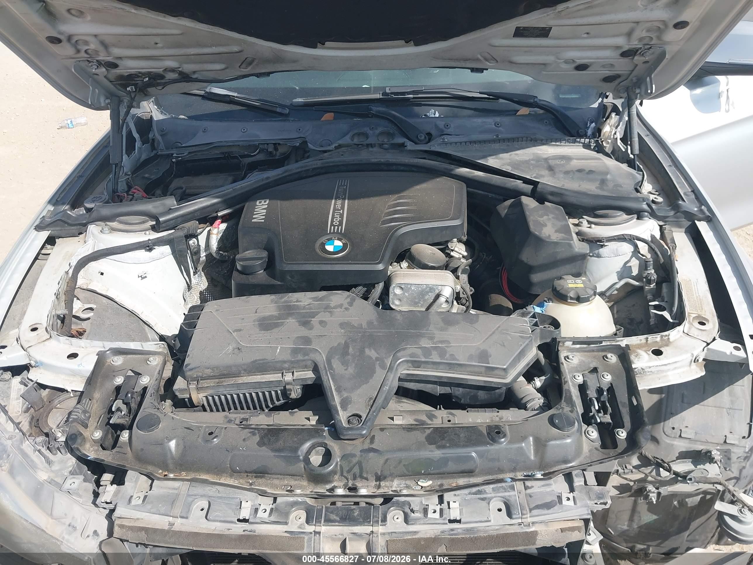 2014 Bmw 320i   Серебряный vin: WBA3B1G56ENT01054