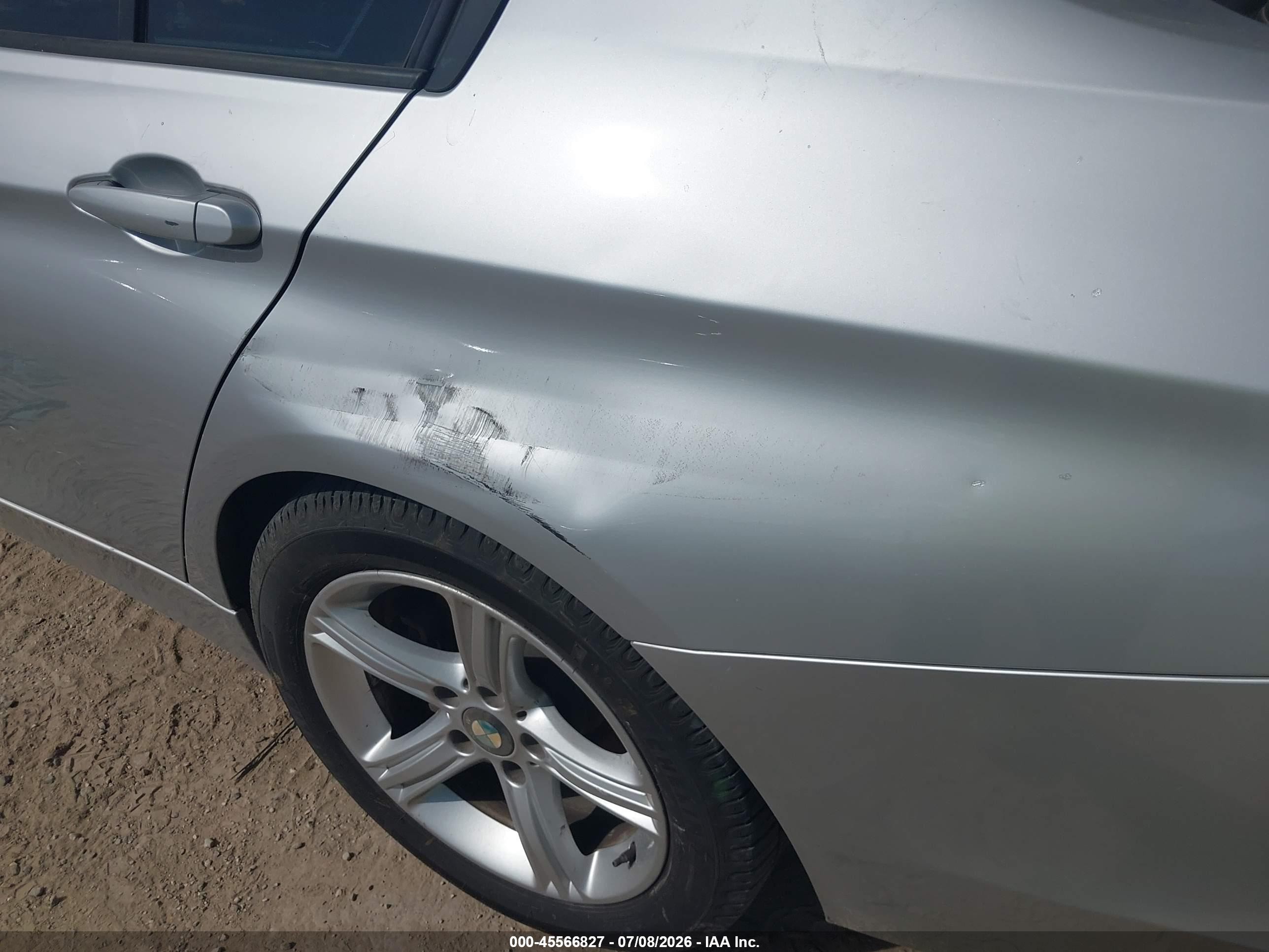 2014 Bmw 320i   Серебряный vin: WBA3B1G56ENT01054