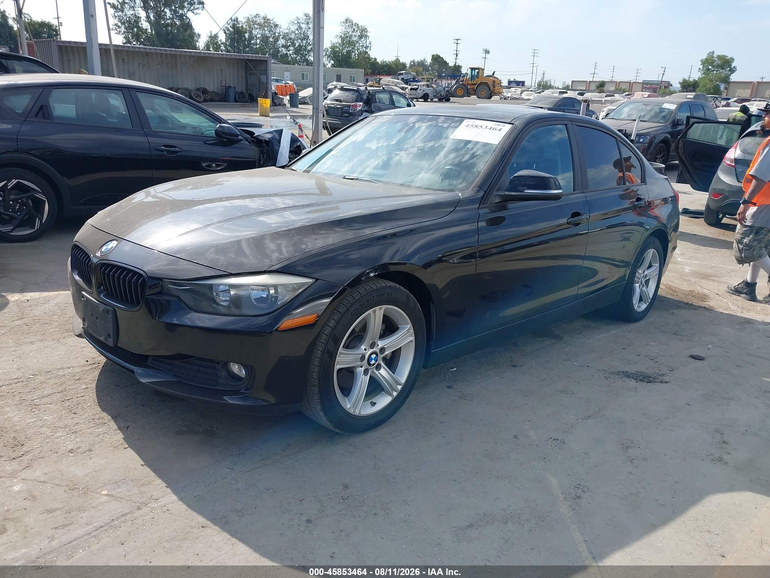 2015 Bmw 320i   Черный vin: WBA3B1G56FNT04649