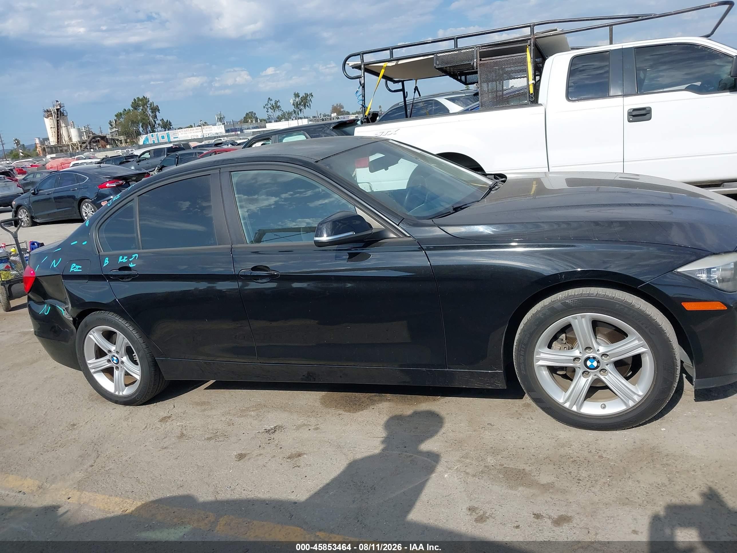 2015 Bmw 320i   Черный vin: WBA3B1G56FNT04649