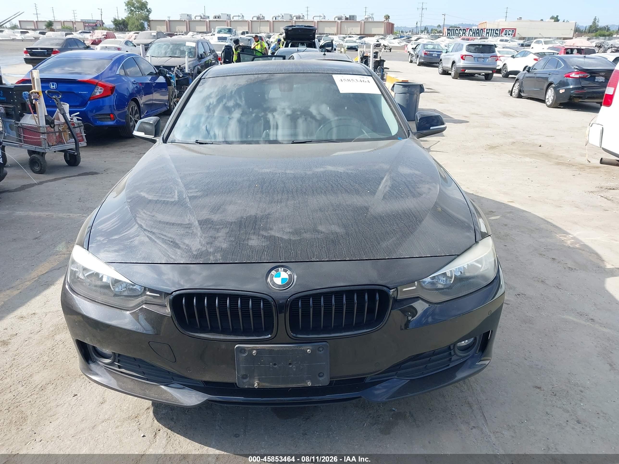 2015 Bmw 320i   Черный vin: WBA3B1G56FNT04649