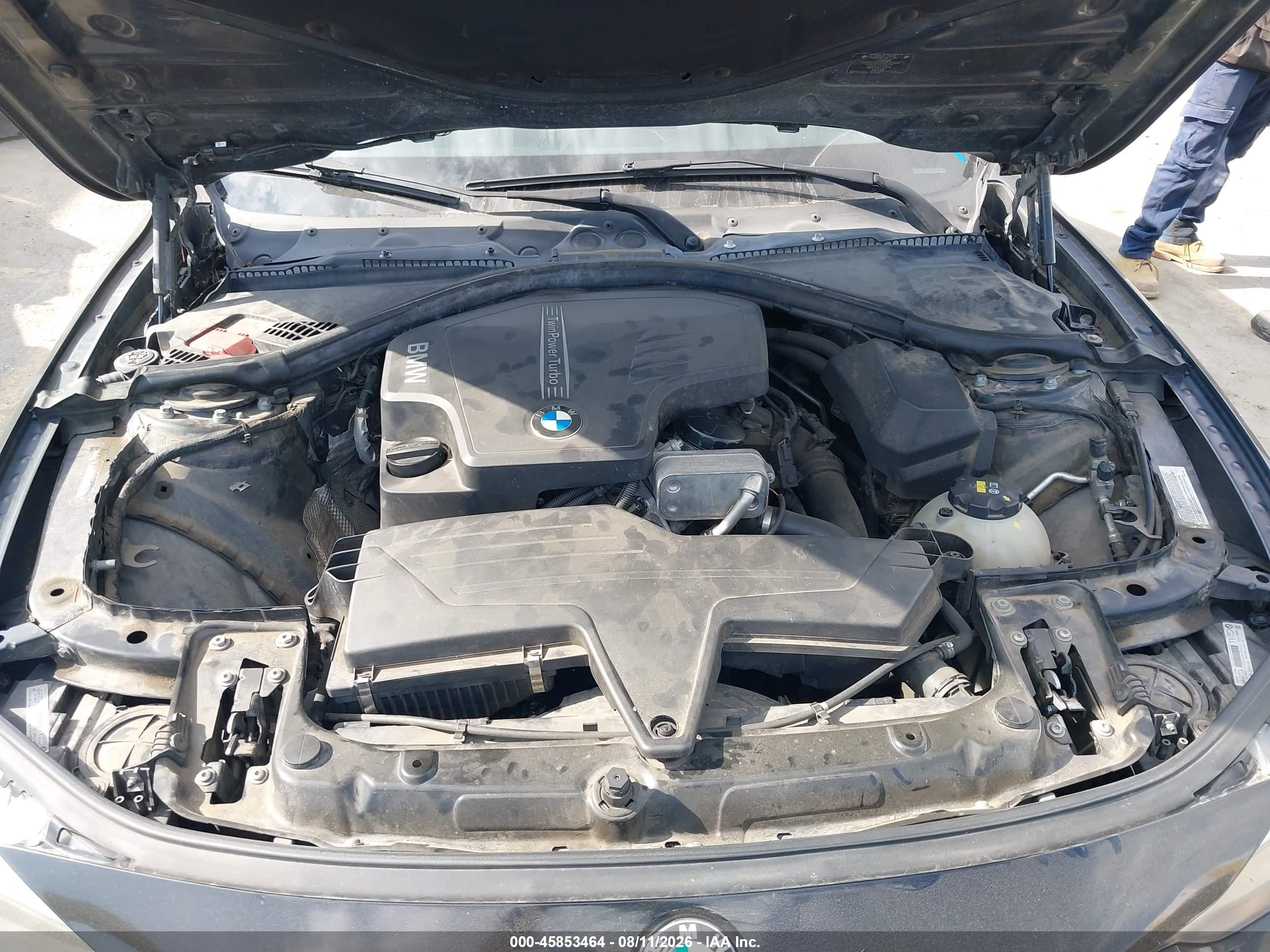 2015 Bmw 320i   Черный vin: WBA3B1G56FNT04649