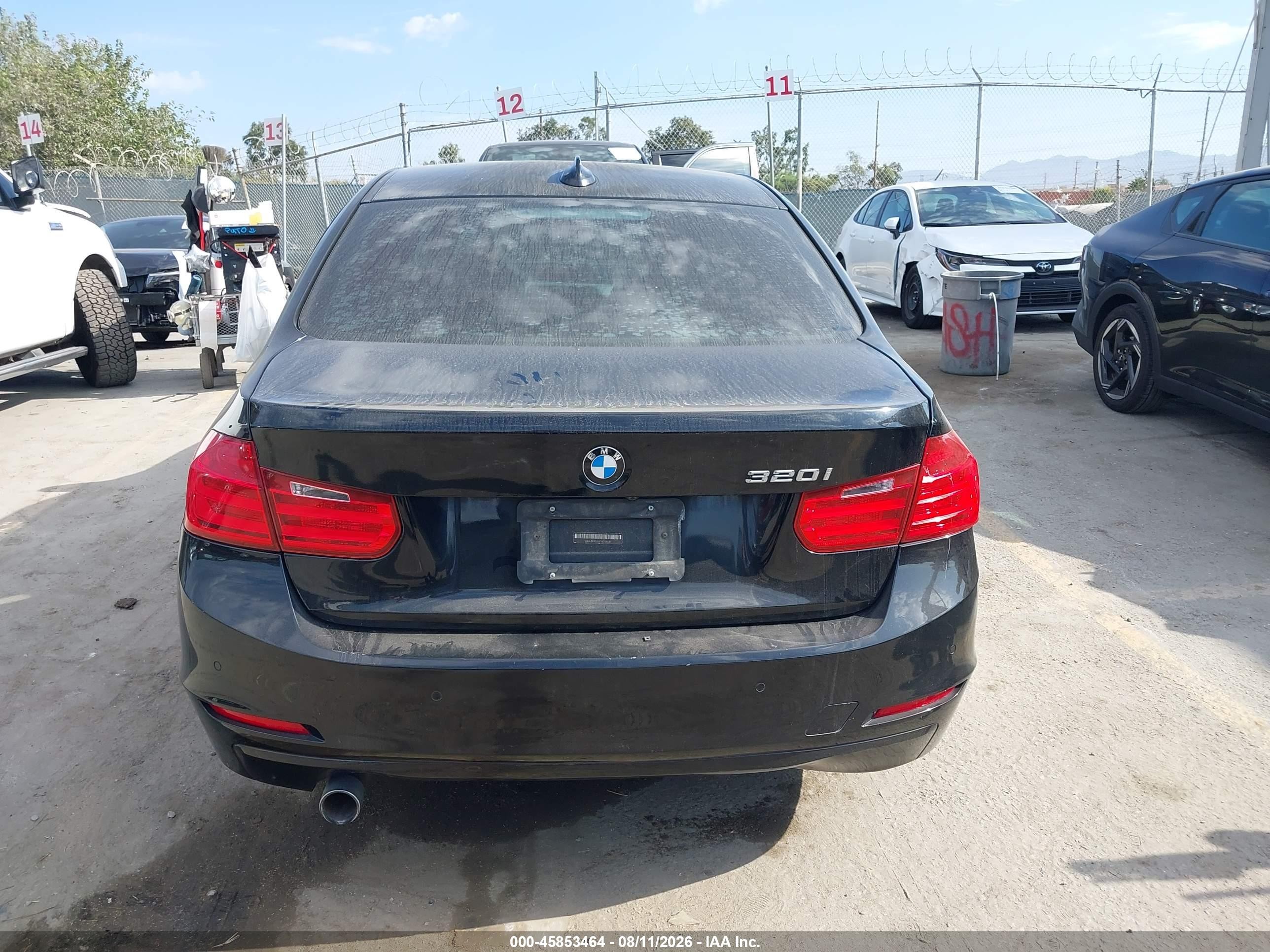 2015 Bmw 320i   Черный vin: WBA3B1G56FNT04649
