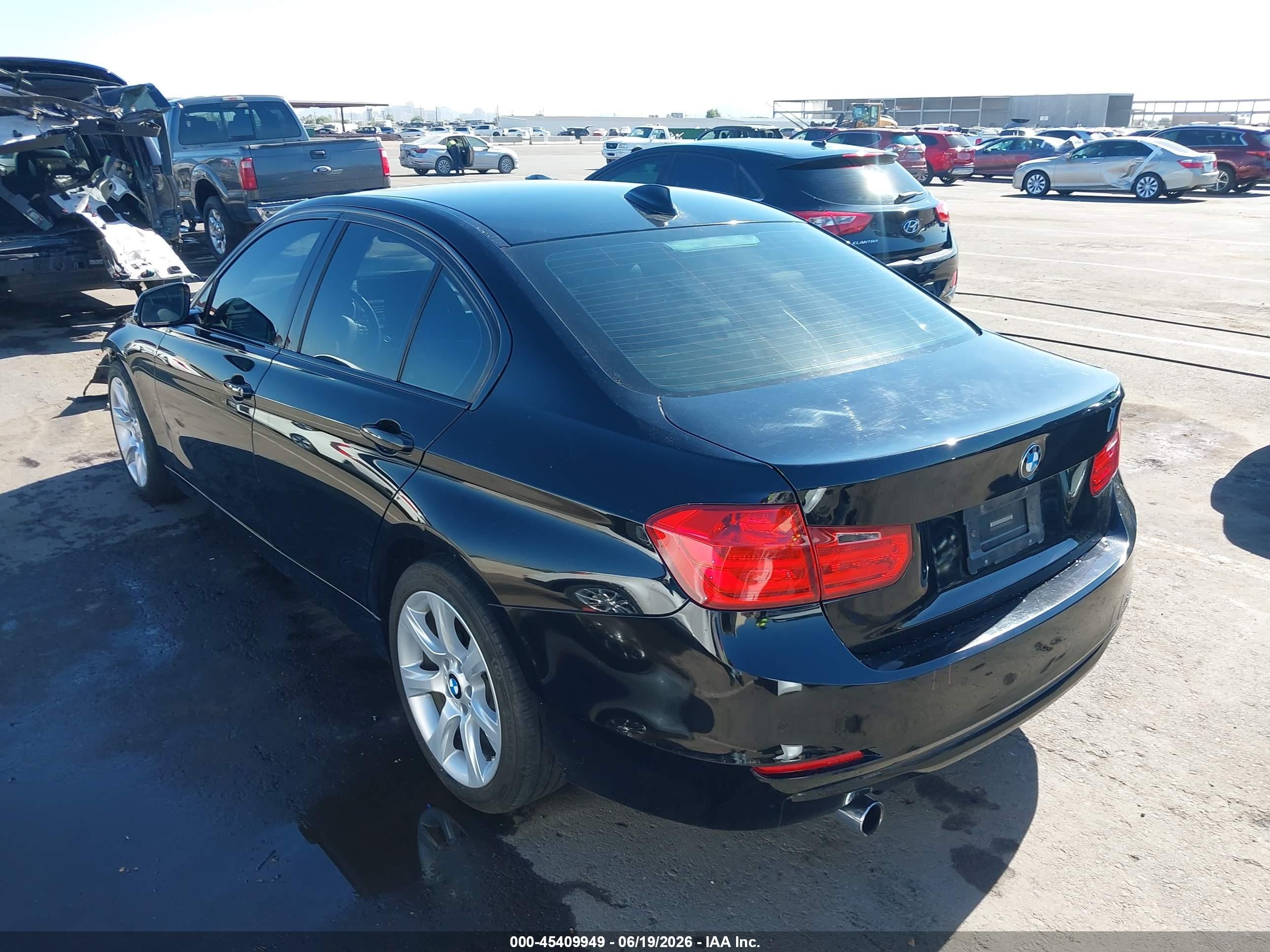 2015 Bmw 320i   Черный vin: WBA3B1G56FNT06479