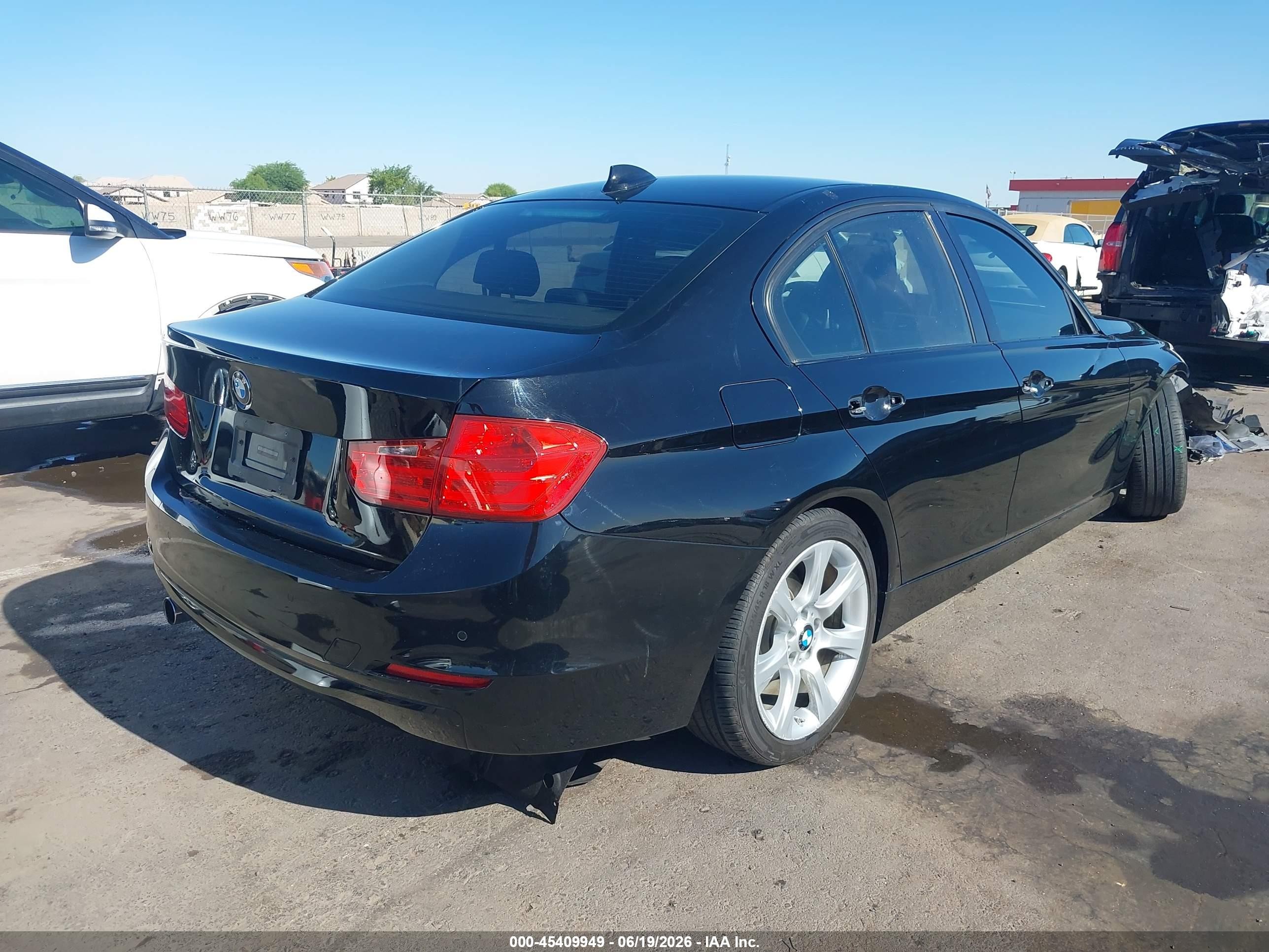 2015 Bmw 320i   Черный vin: WBA3B1G56FNT06479