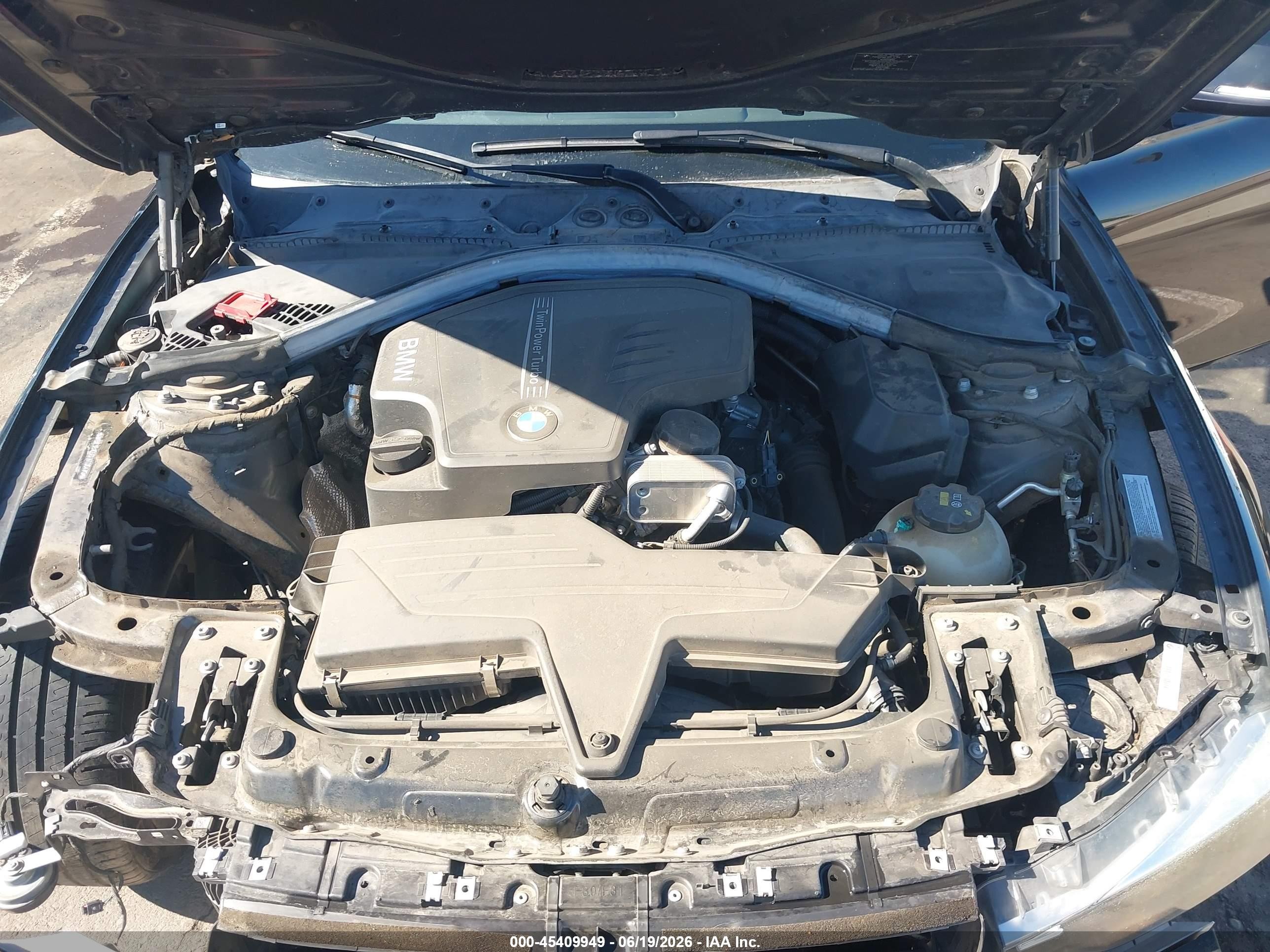 2015 Bmw 320i   Черный vin: WBA3B1G56FNT06479