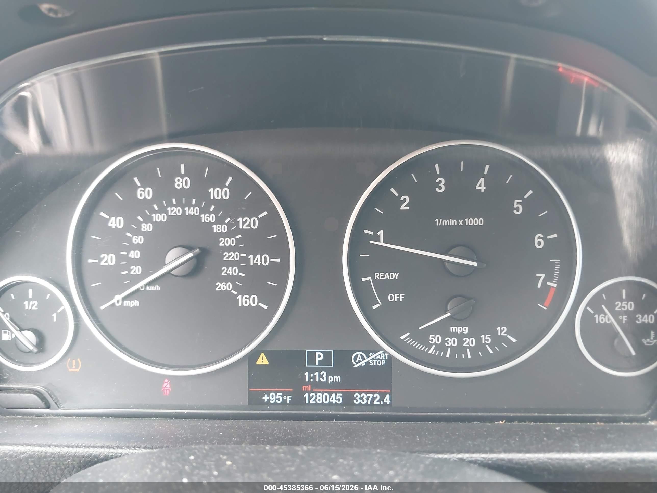 2015 Bmw 320i   White vin: WBA3B1G56FNT06515