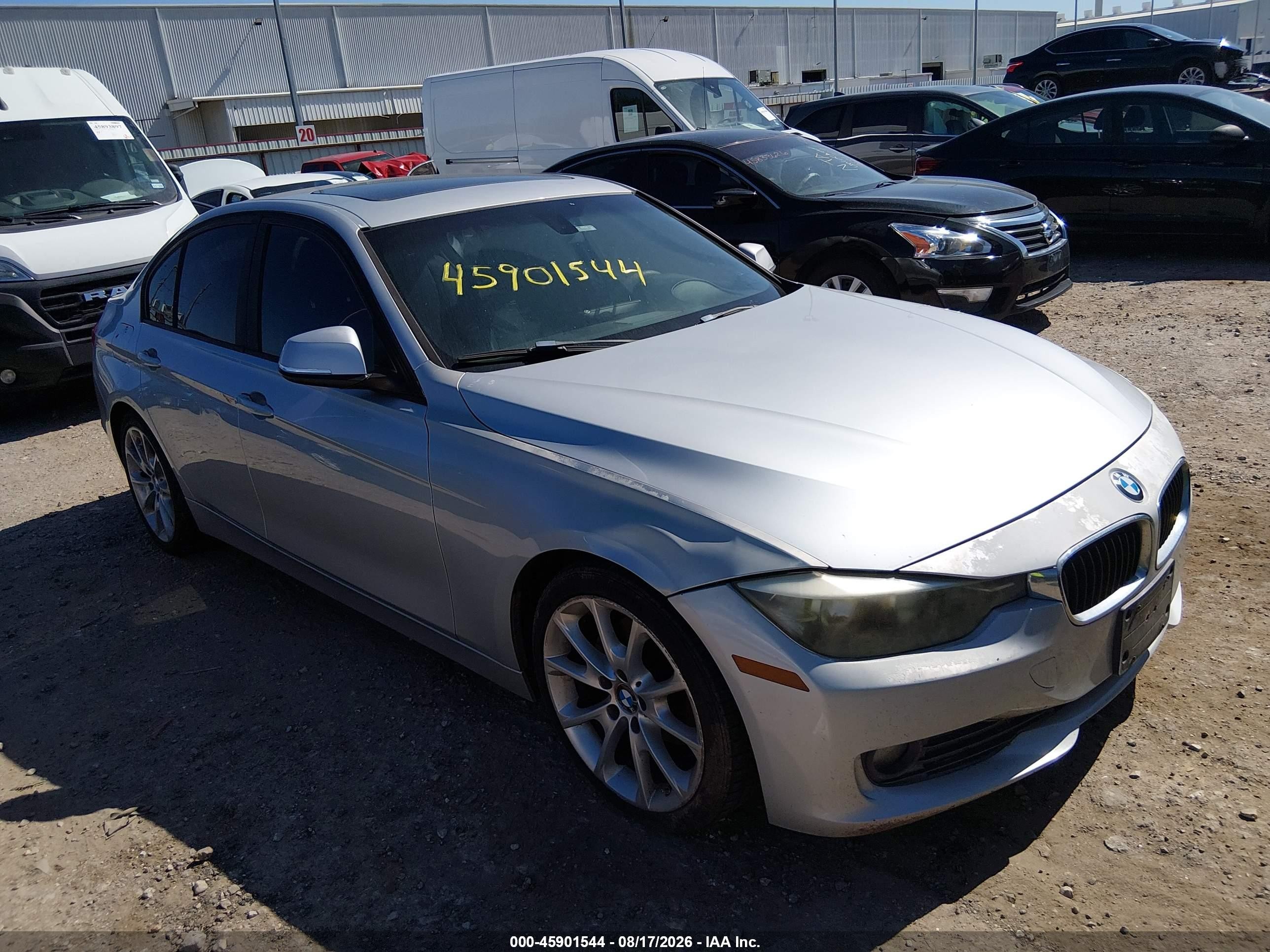 2014 Bmw 320i   Silver vin: WBA3B1G57ENS77508