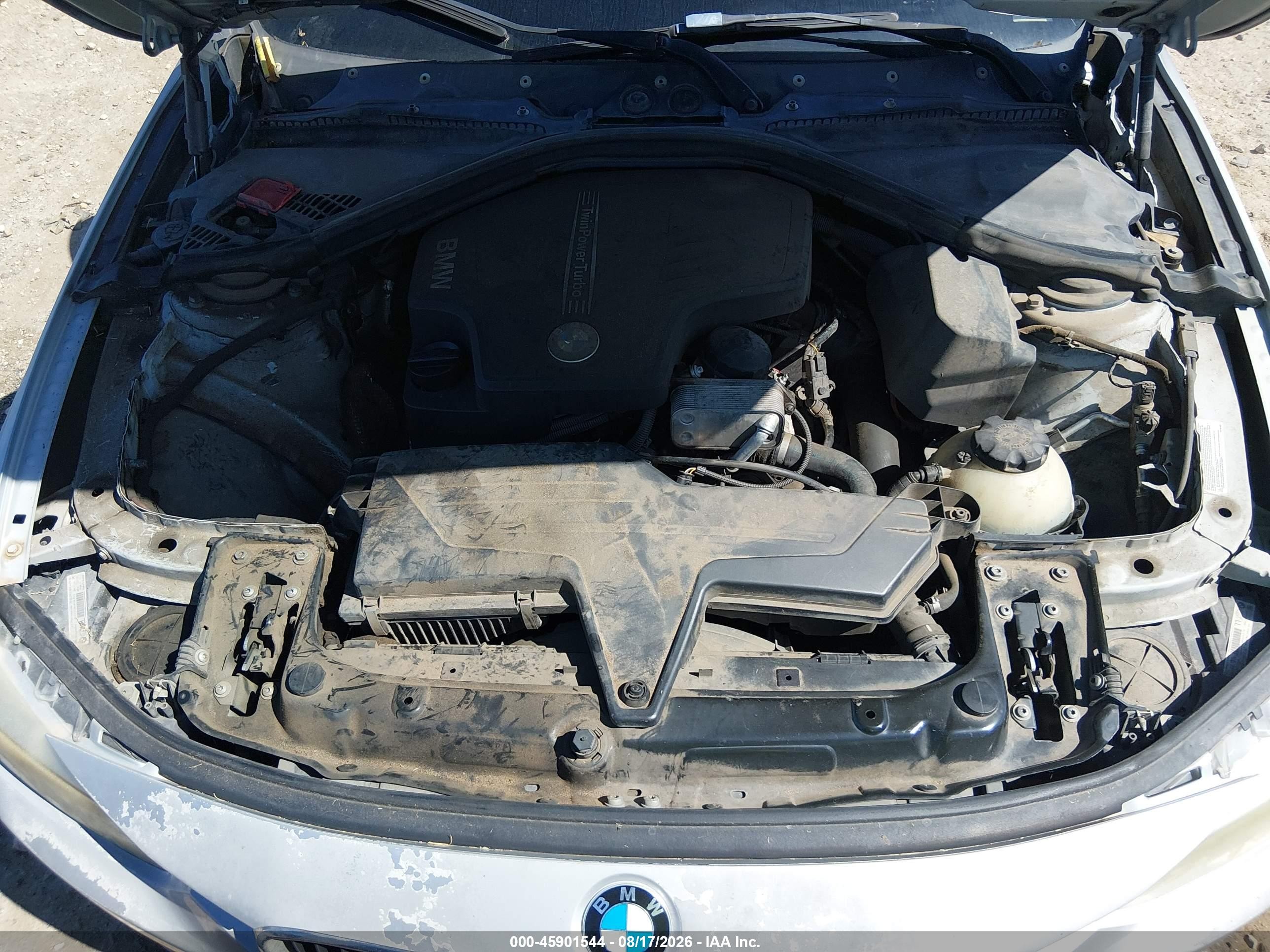 2014 Bmw 320i   Серебряный vin: WBA3B1G57ENS77508
