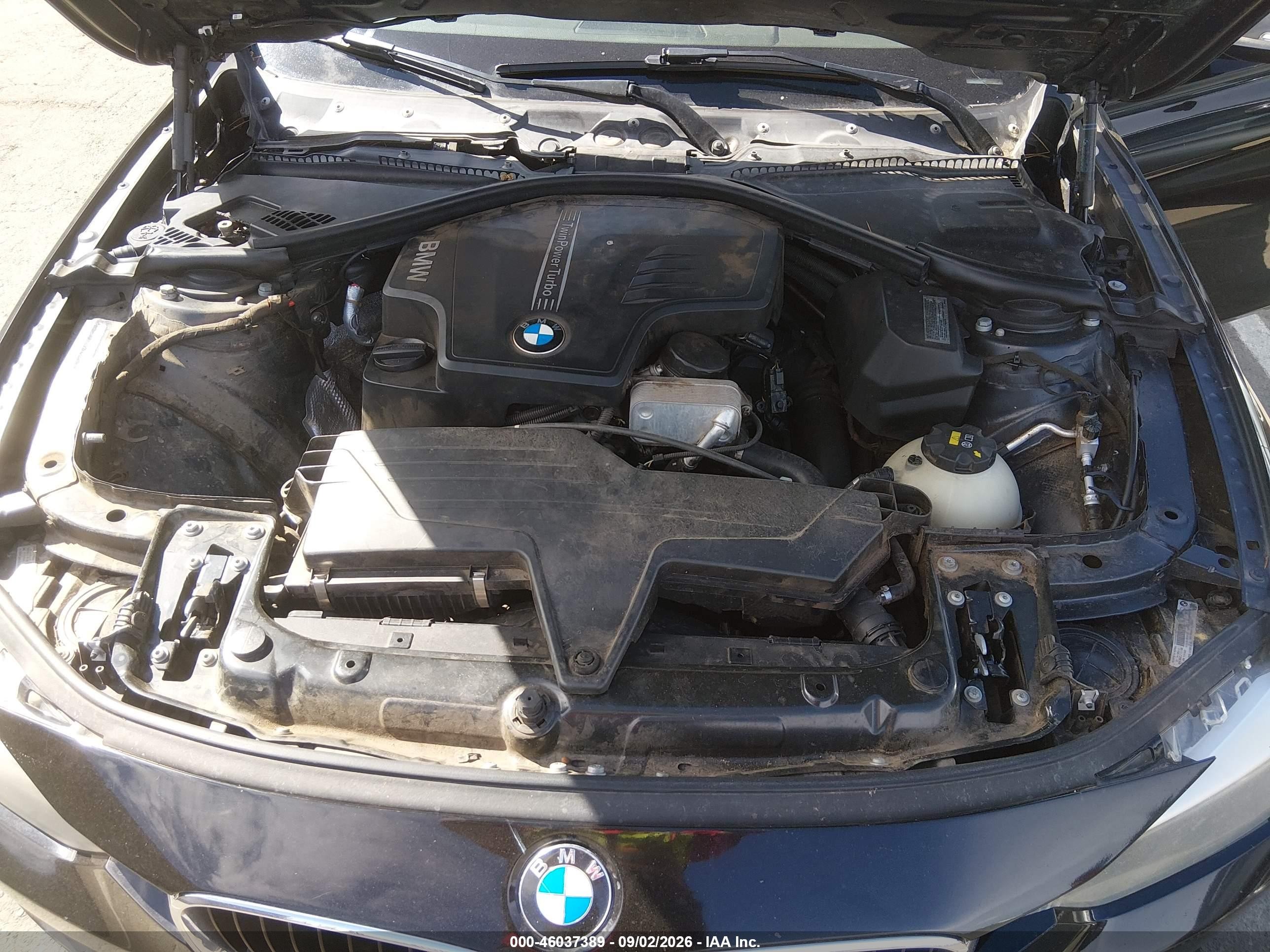 2014 Bmw 320i   Black vin: WBA3B1G57ENS78674