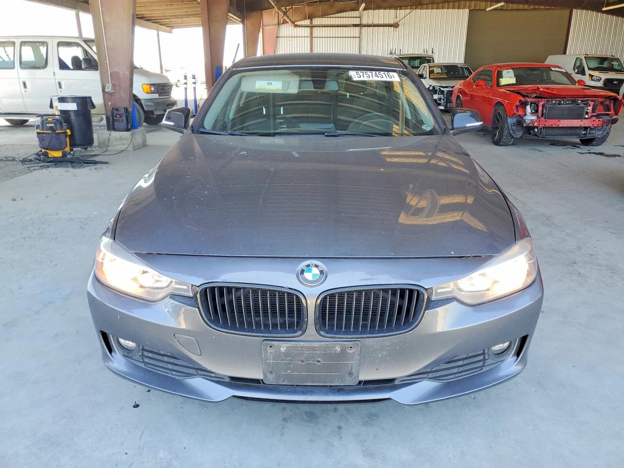 2014 Bmw 320 I Gray vin: WBA3B1G57ENS79128