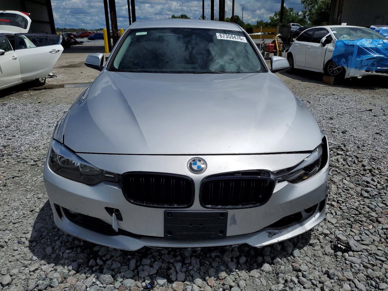 2014 Bmw 320 I Silver vin: WBA3B1G57ENS80277