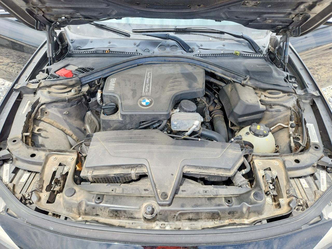 2015 Bmw 320 I Черный vin: WBA3B1G57FNT02389