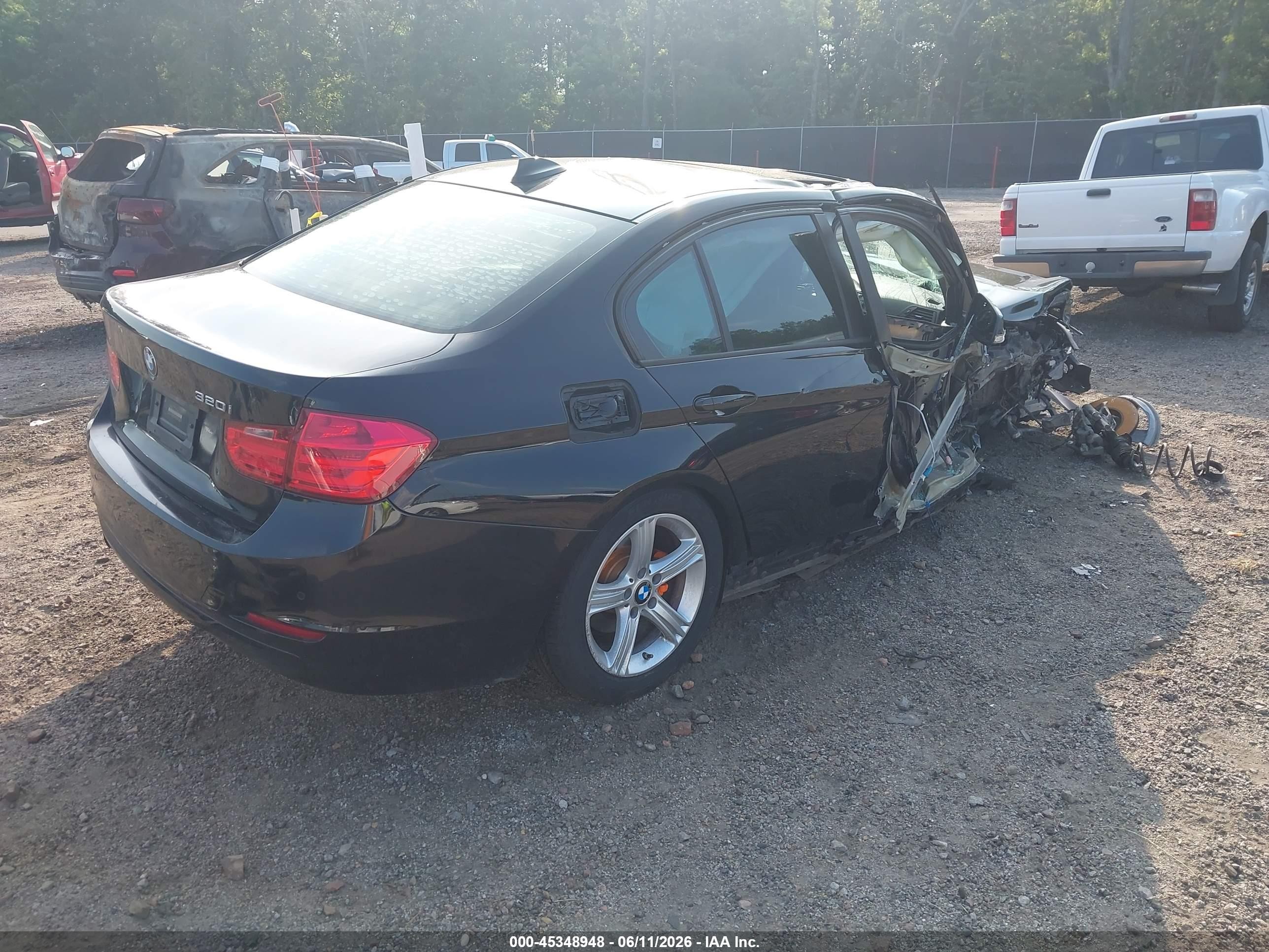 2015 Bmw 320i   Black vin: WBA3B1G57FNT03784