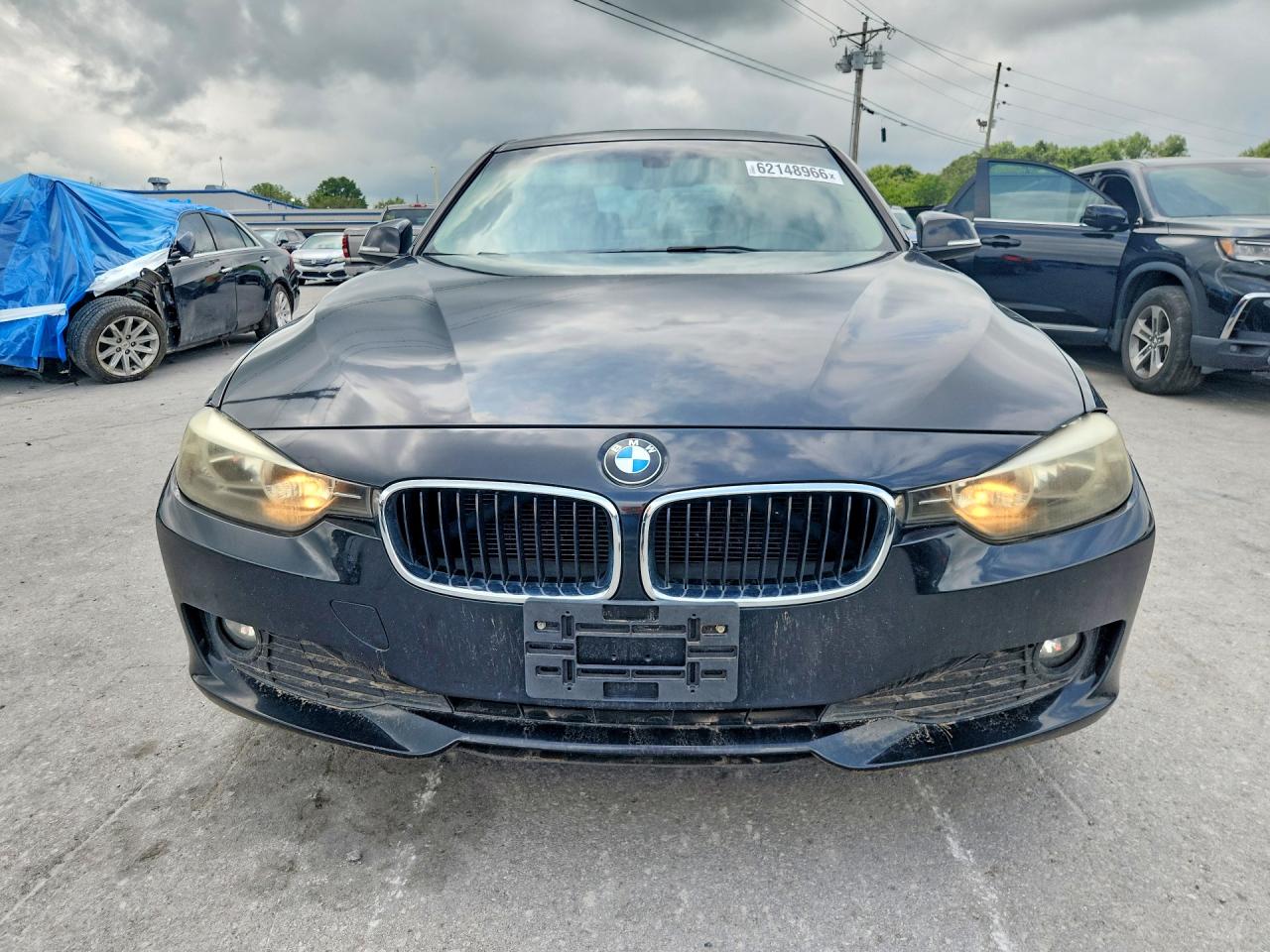 2015 Bmw 320 I Black vin: WBA3B1G57FNT04160