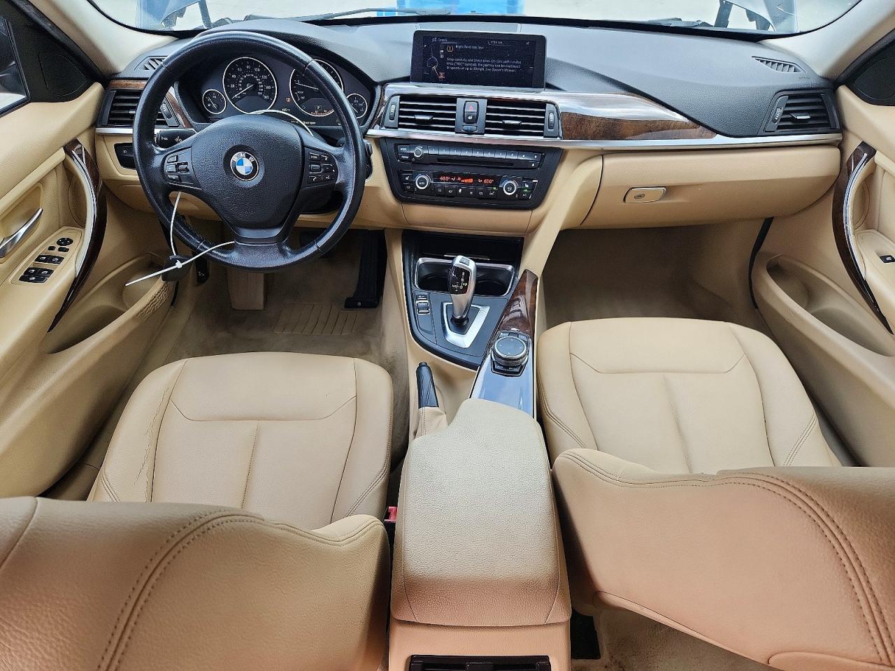 2015 Bmw 320 I Black vin: WBA3B1G57FNT04160