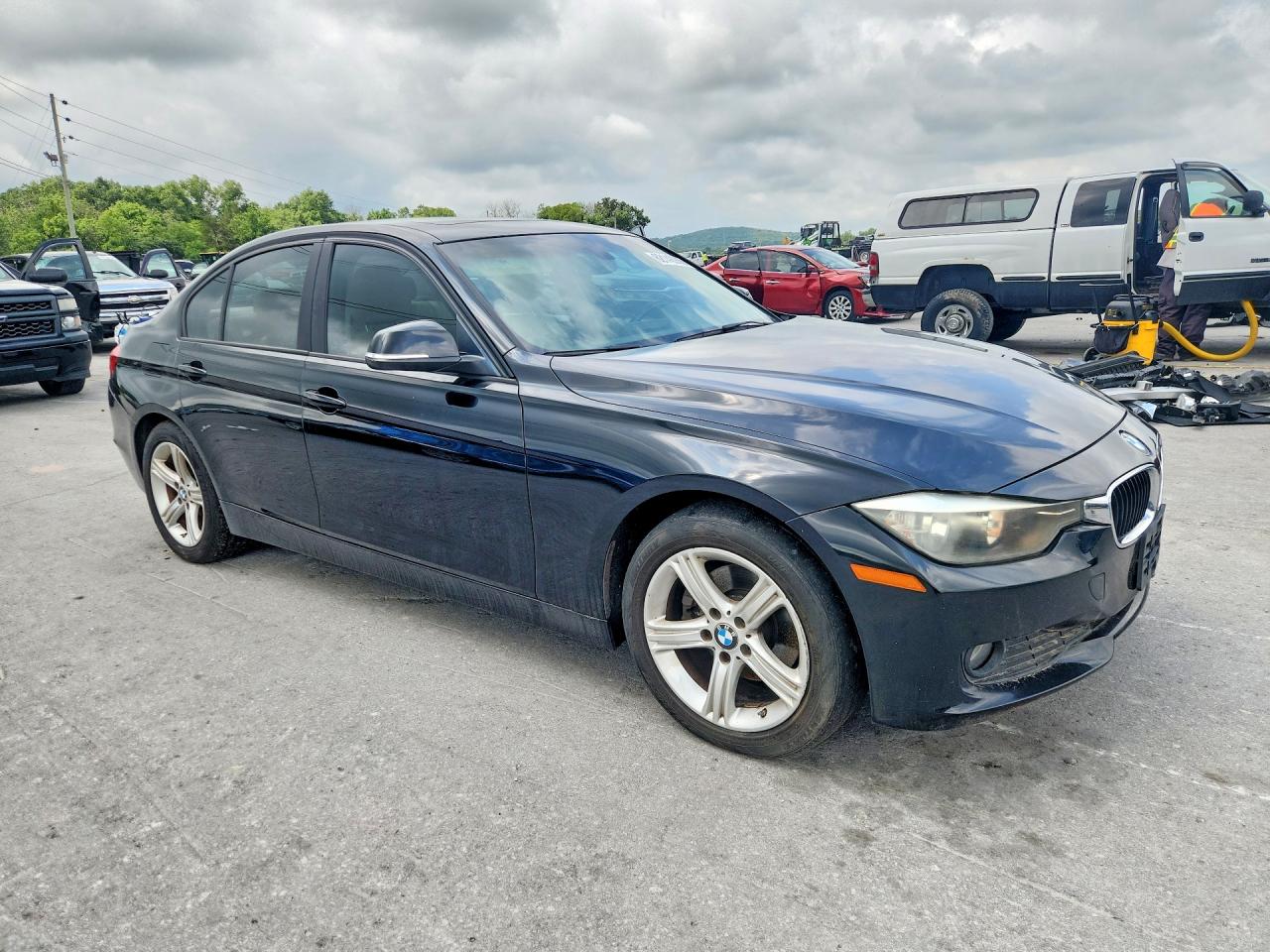 2015 Bmw 320 I Black vin: WBA3B1G57FNT04160