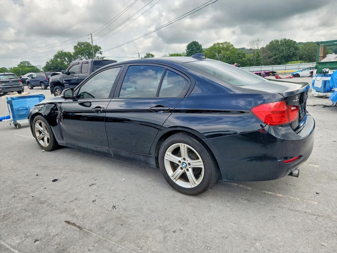 2015 Bmw 320 I Black vin: WBA3B1G57FNT04160