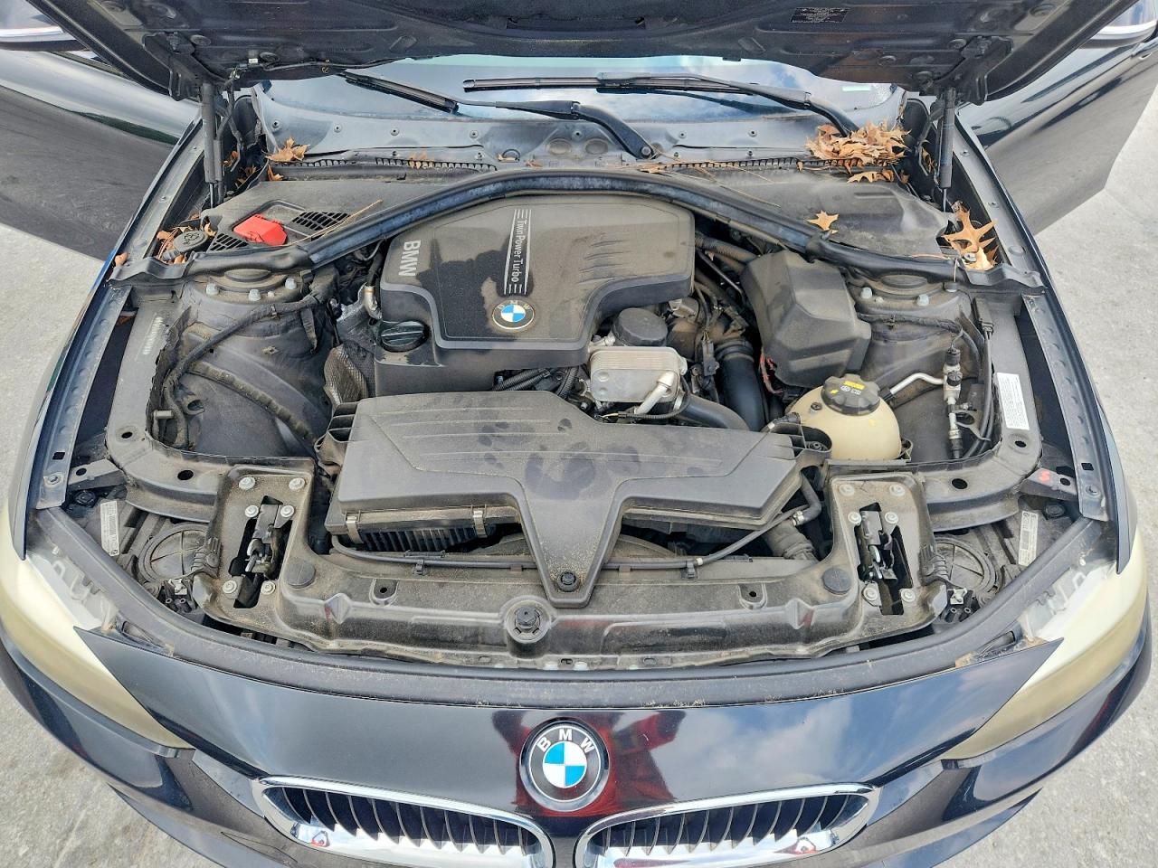 2015 Bmw 320 I Black vin: WBA3B1G57FNT04160