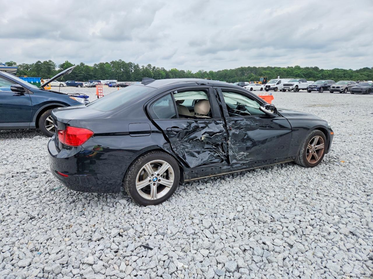 2015 Bmw 320 I Black vin: WBA3B1G57FNT04207