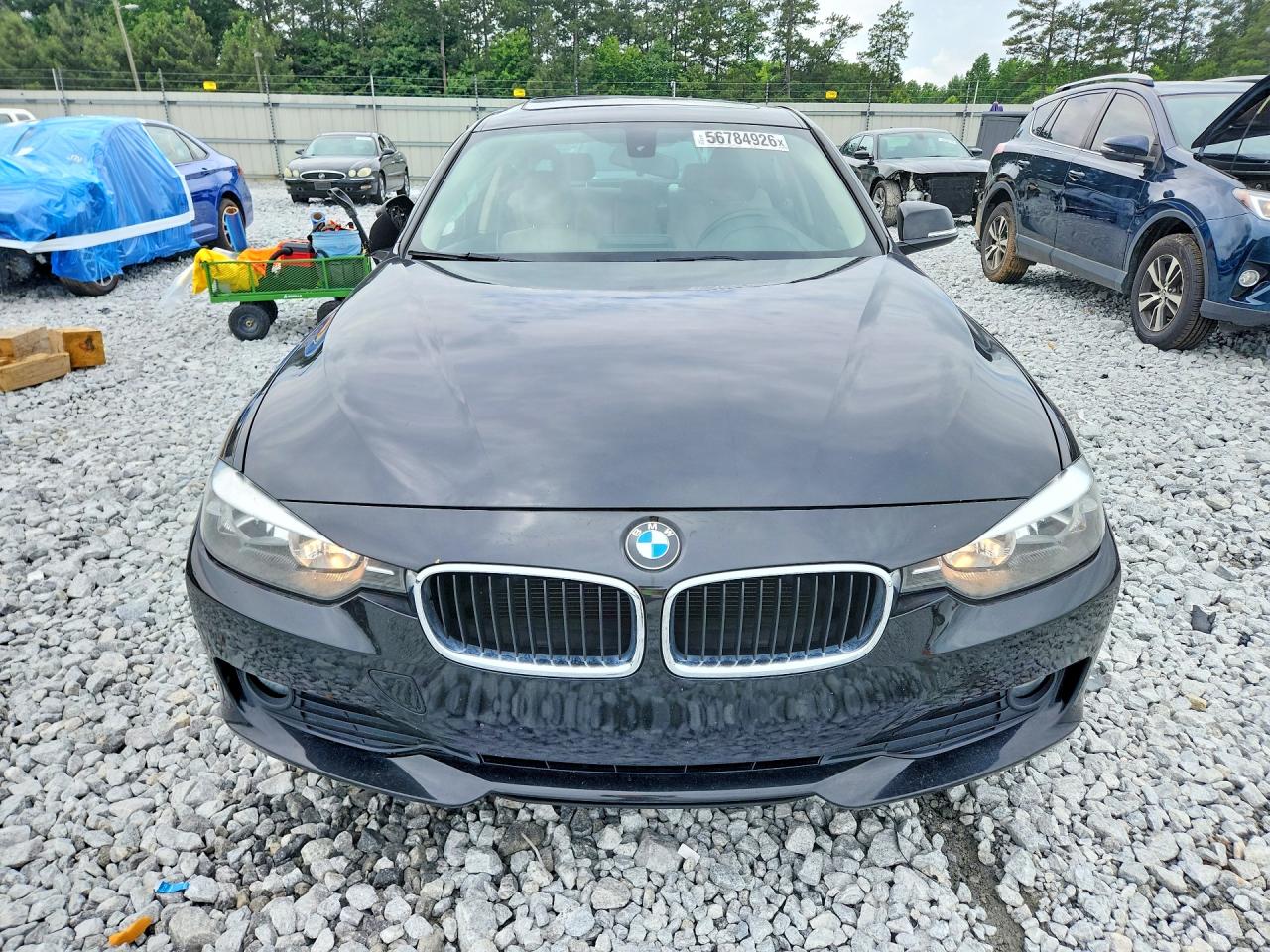 2015 Bmw 320 I Black vin: WBA3B1G57FNT04207