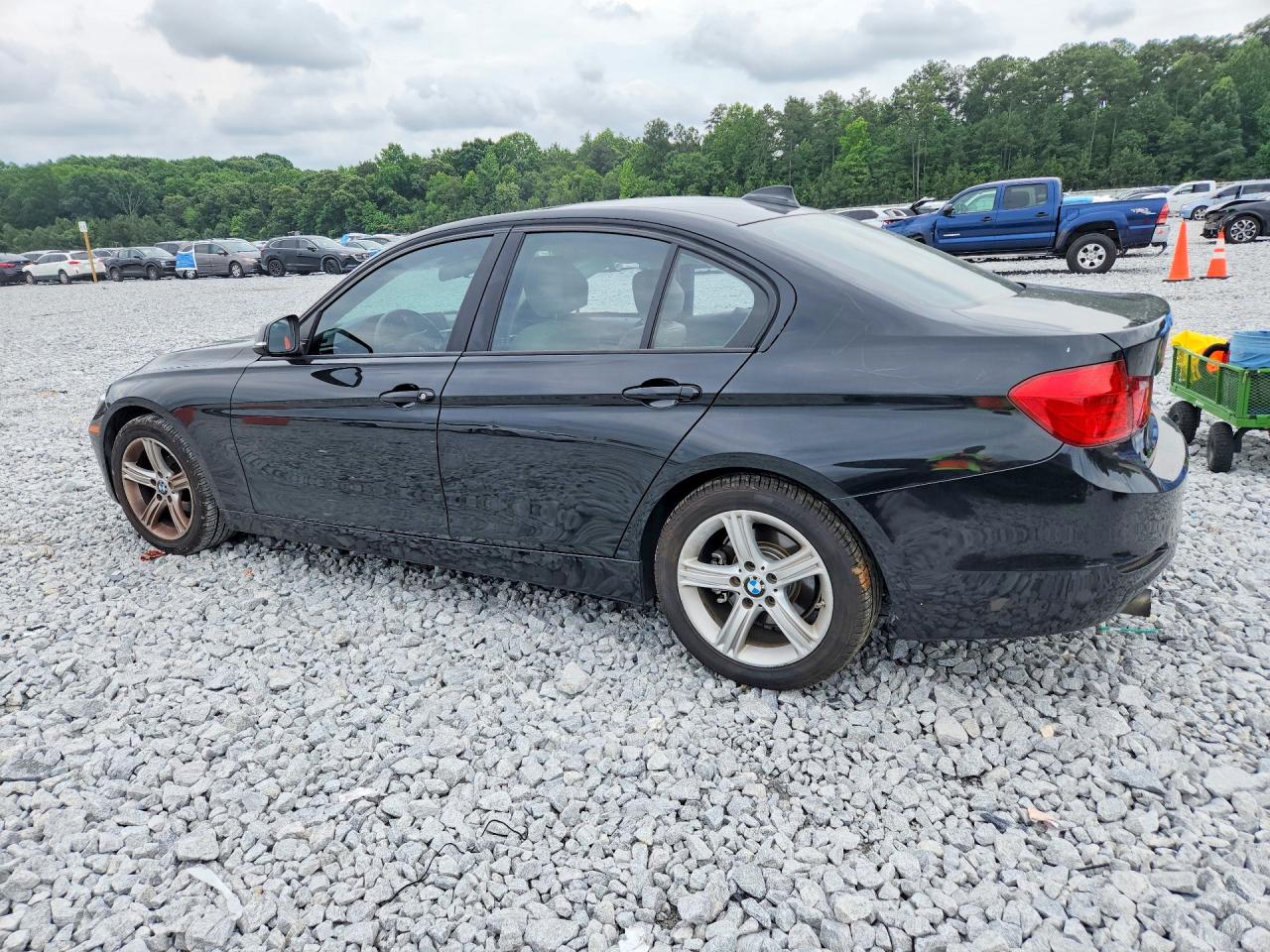 2015 Bmw 320 I Black vin: WBA3B1G57FNT04207