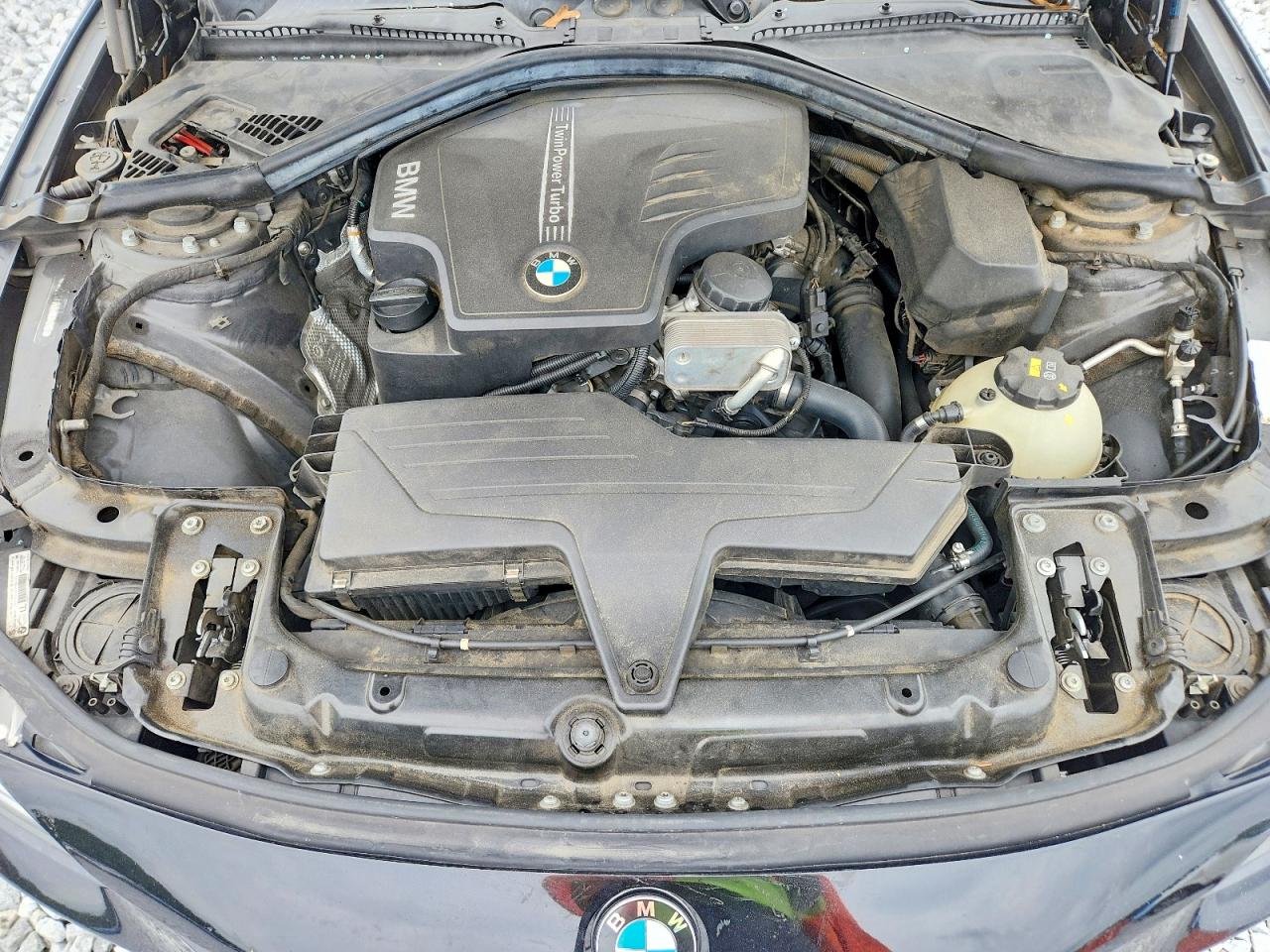 2015 Bmw 320 I Black vin: WBA3B1G57FNT04207