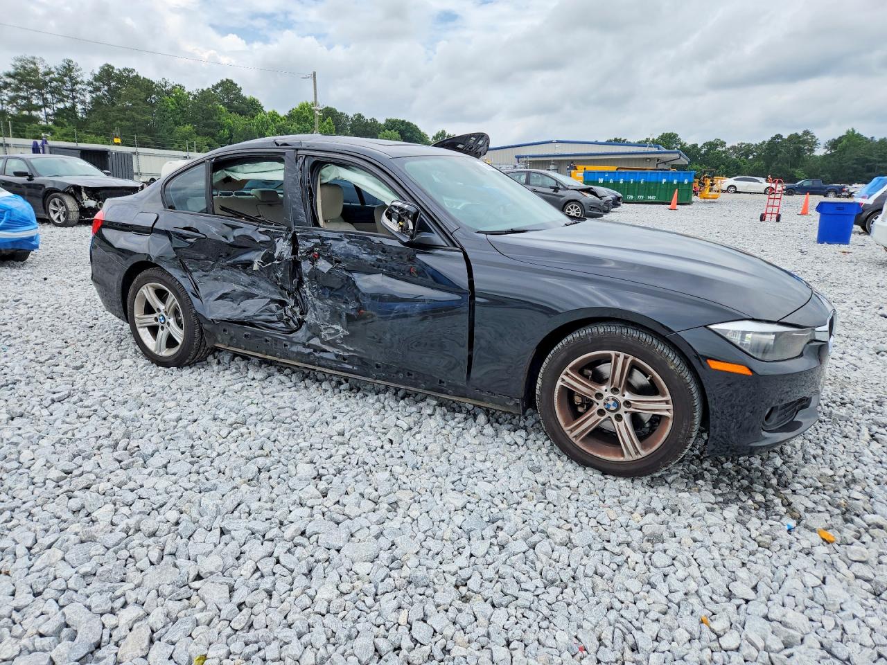 2015 Bmw 320 I Black vin: WBA3B1G57FNT04207