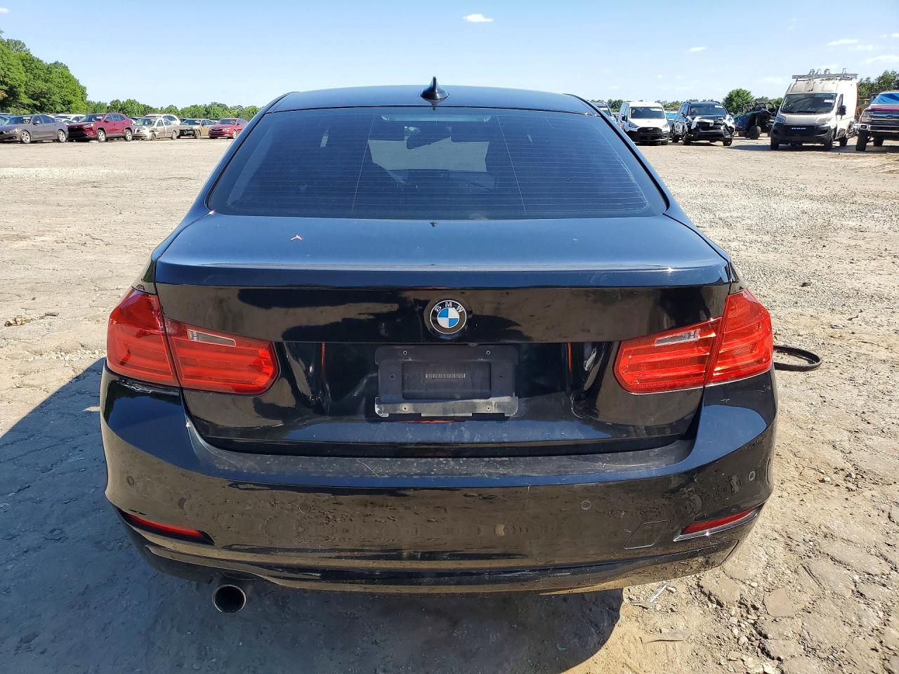 2015 Bmw 320 I Black vin: WBA3B1G57FNT07253