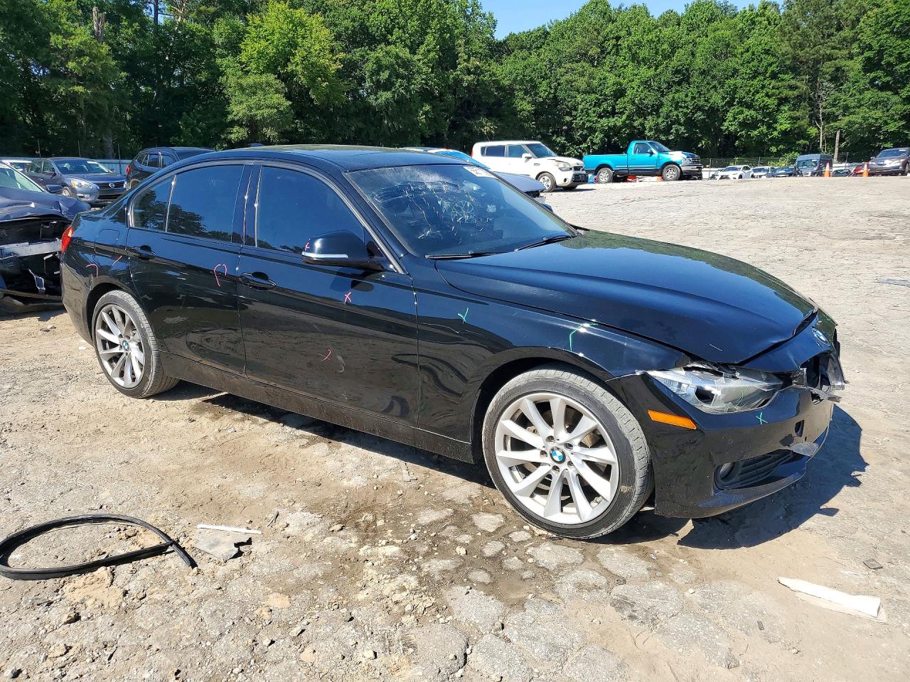 2015 Bmw 320 I Black vin: WBA3B1G57FNT07253