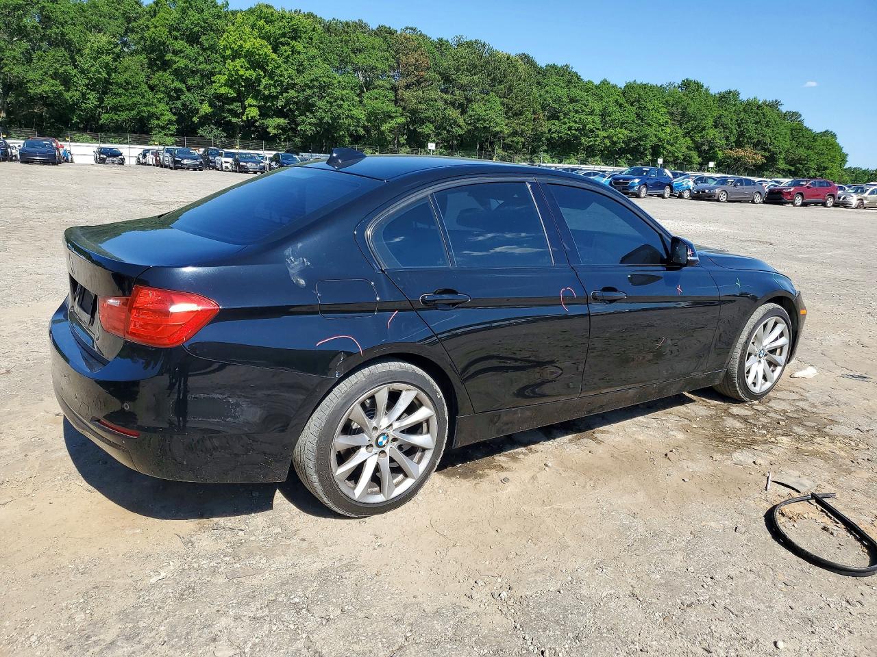 2015 Bmw 320 I Black vin: WBA3B1G57FNT07253