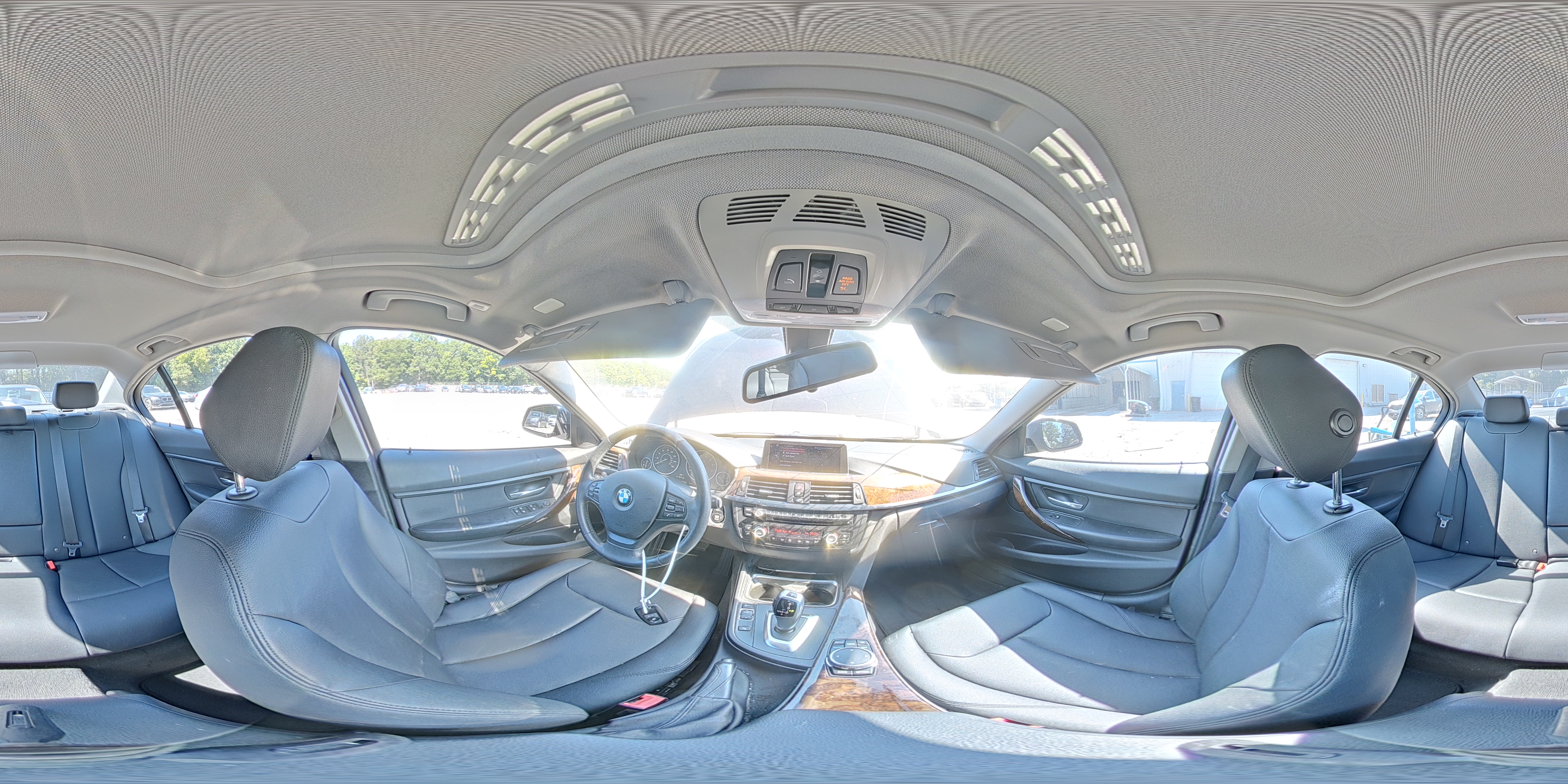 2015 Bmw 320 I Black vin: WBA3B1G57FNT07253