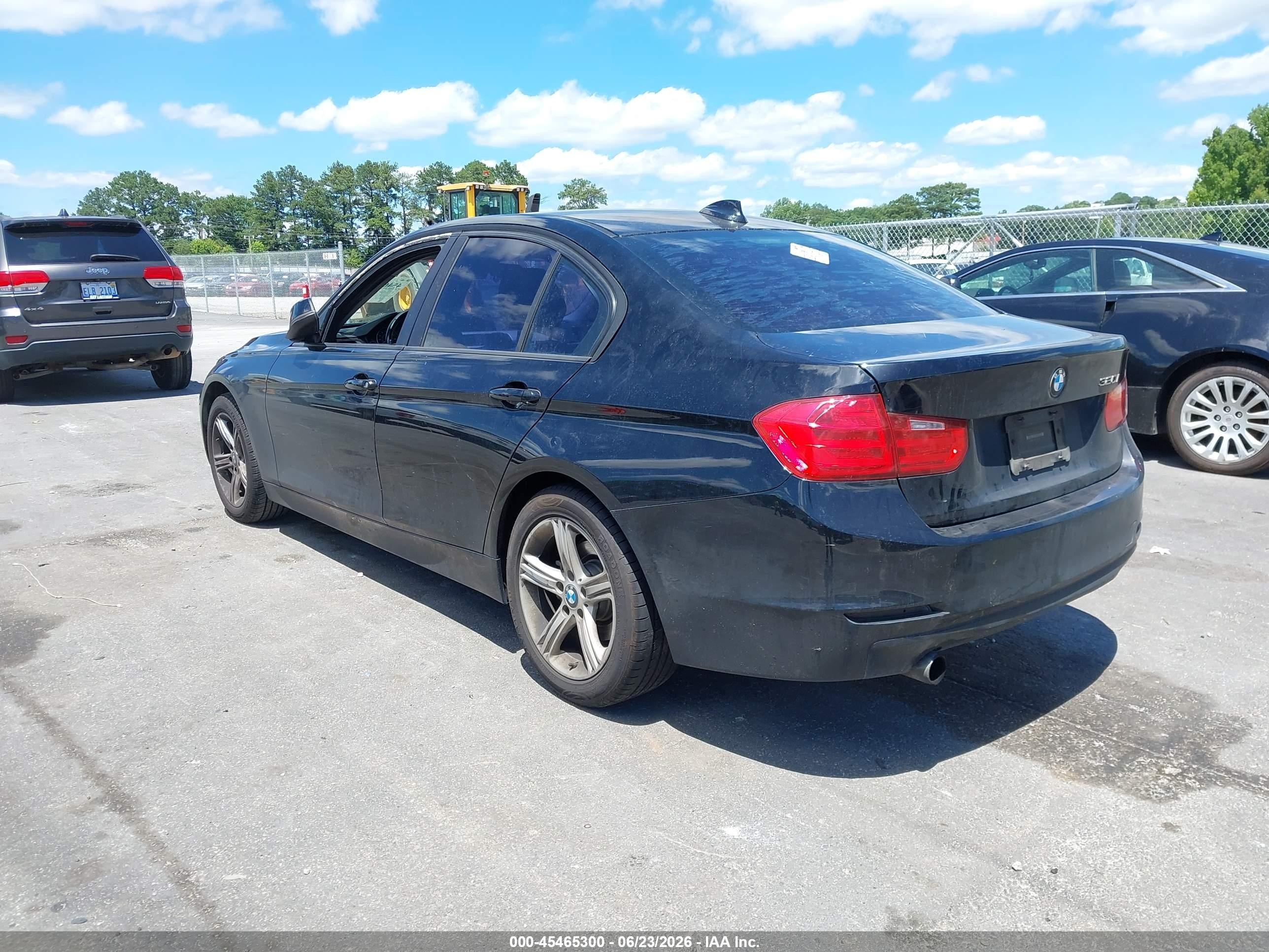 2015 Bmw 320i   Black vin: WBA3B1G57FNT64259