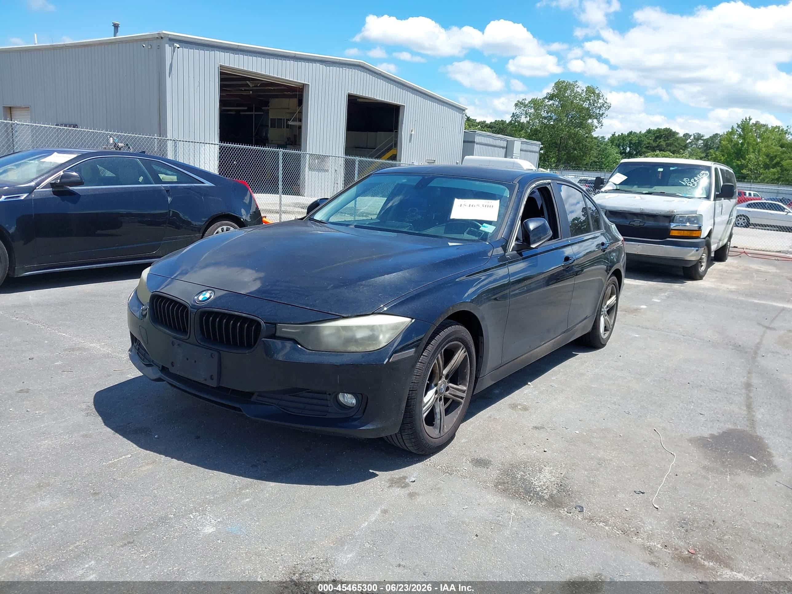 2015 Bmw 320i   Black vin: WBA3B1G57FNT64259