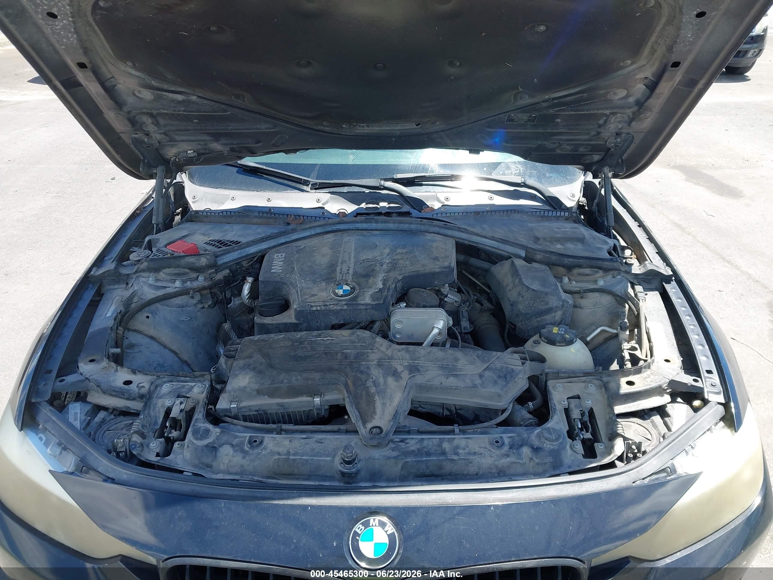 2015 Bmw 320i   Black vin: WBA3B1G57FNT64259