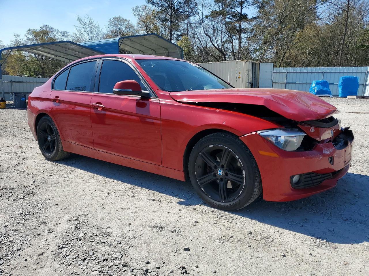 2014 Bmw 320 I Red vin: WBA3B1G58ENS81440