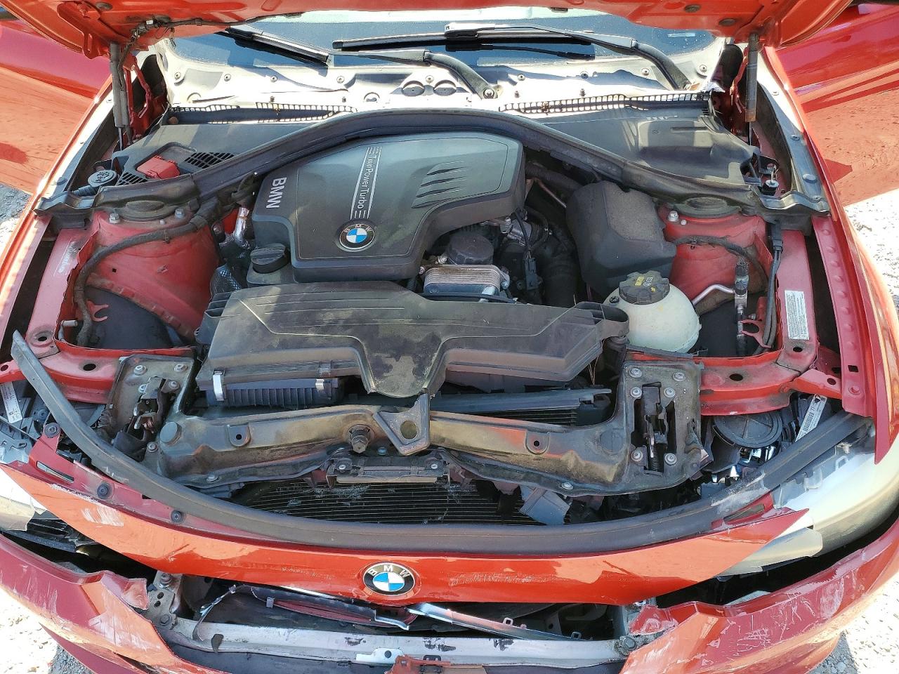 2014 Bmw 320 I Red vin: WBA3B1G58ENS81440