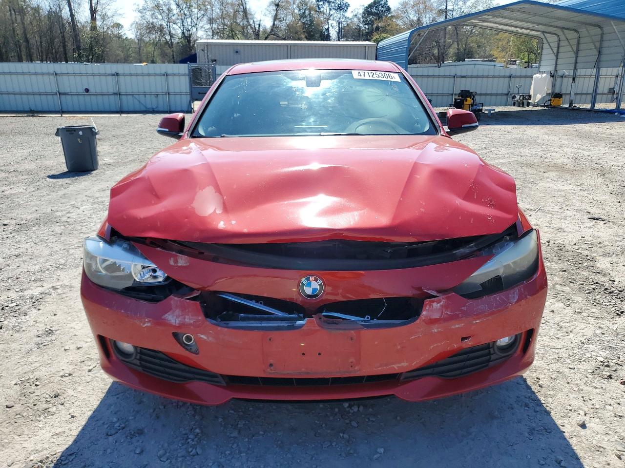 2014 Bmw 320 I Red vin: WBA3B1G58ENS81440