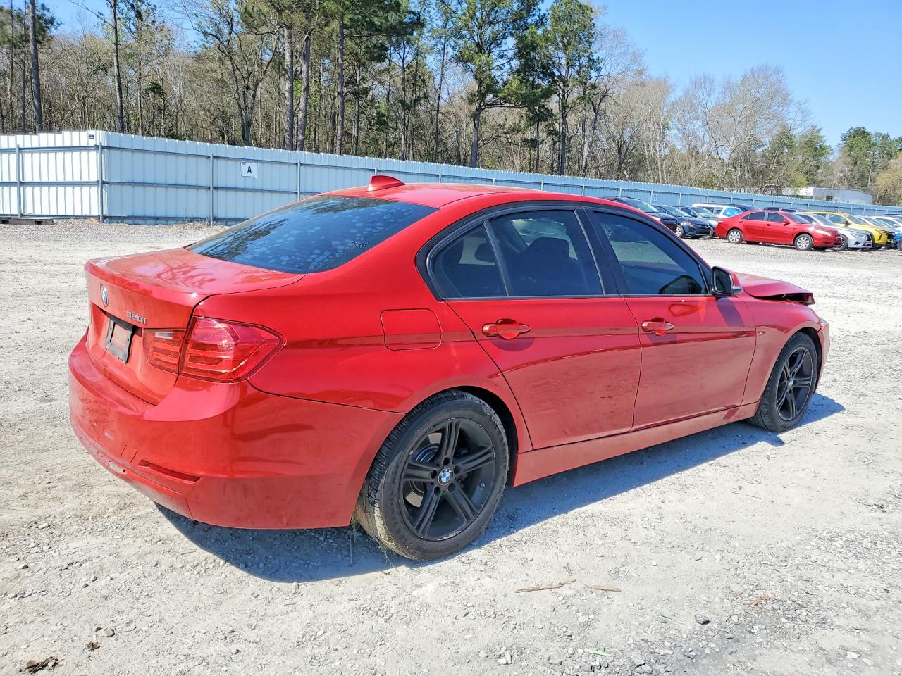 2014 Bmw 320 I Red vin: WBA3B1G58ENS81440