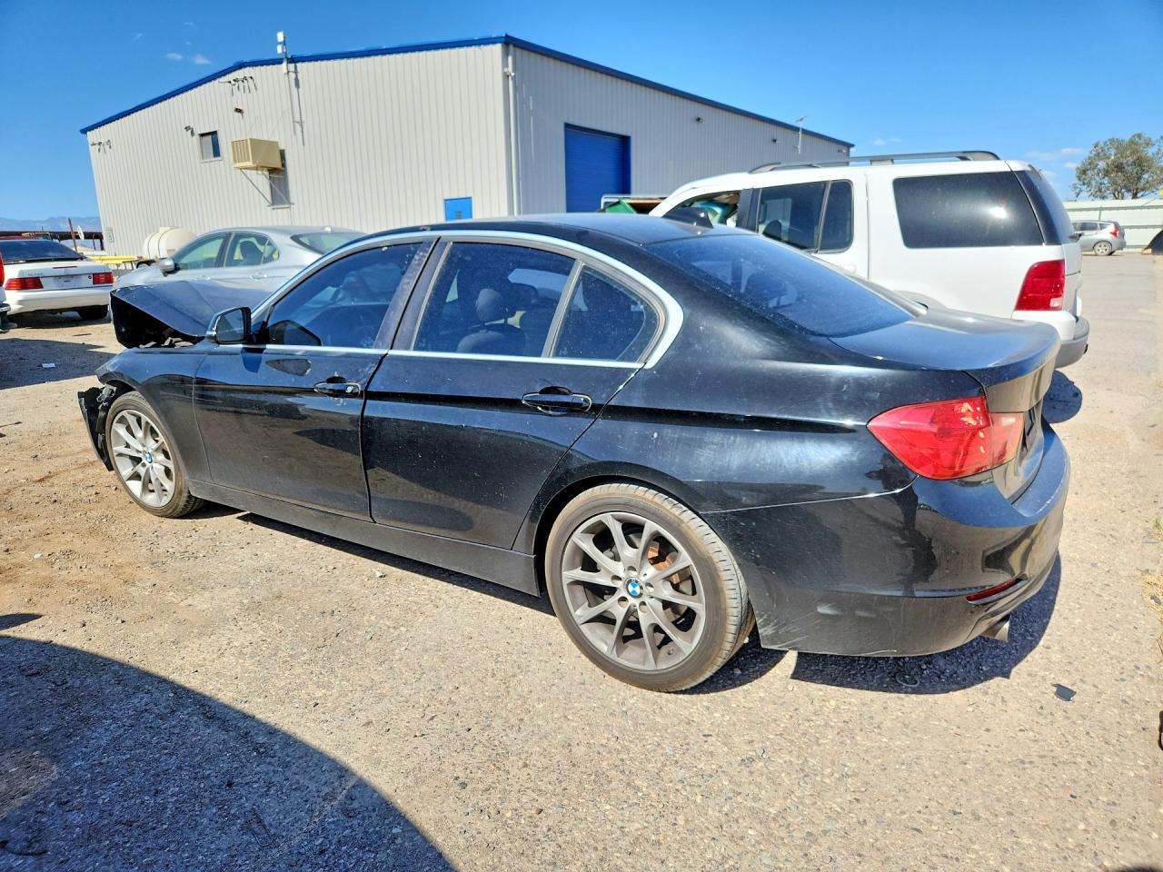2015 Bmw 320 I Black vin: WBA3B1G58FNT02546
